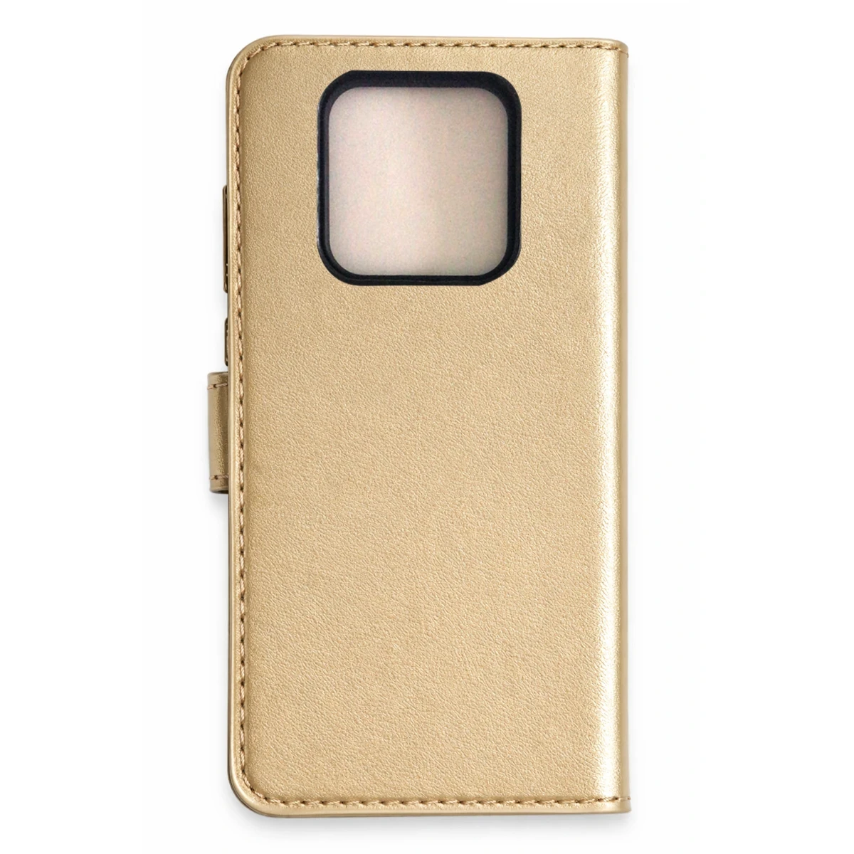 Newface Tecno Camon 16 Prime Trend S Plus Kapaklı Kılıf - Gold