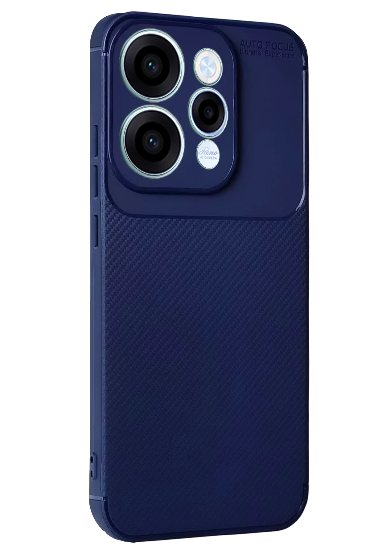 Newface Oppo Reno 15 Auto Focus Karbon Kapak - Lacivert