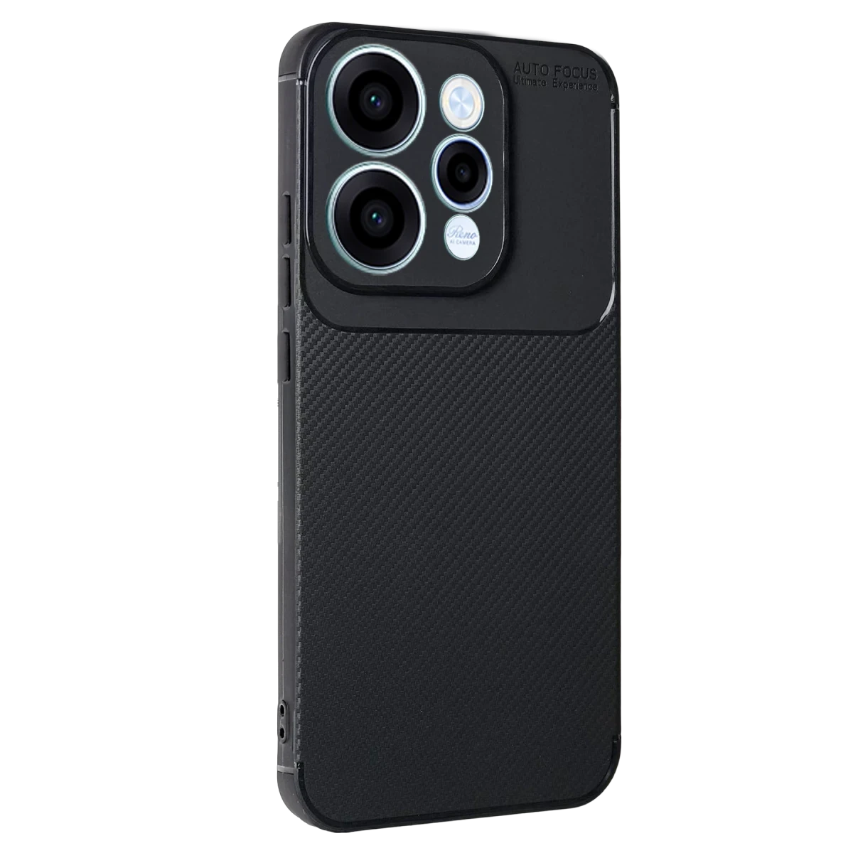 Newface Oppo Reno 15 Auto Focus Karbon Kapak - Siyah