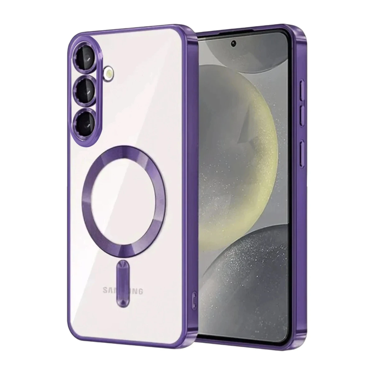 Newface Samsung Galaxy A57 5G Kross Magneticsafe Kapak - Mor