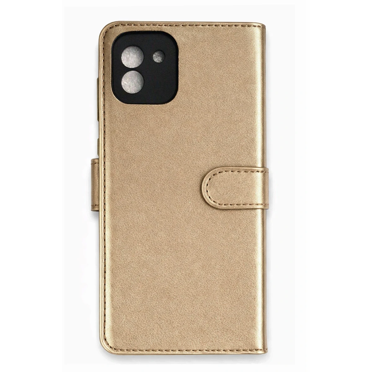 Newface Samsung Galaxy A03 Kılıf Trend S Plus Kapaklı Kılıf - Gold — görsel 3