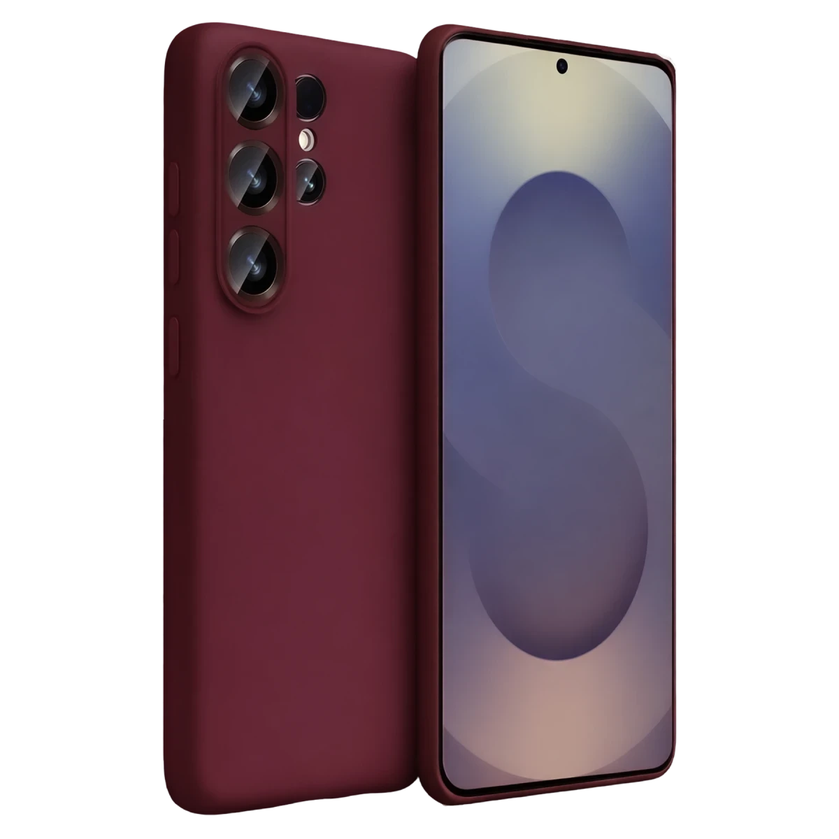 Newface Samsung Galaxy S26 Ultra First Silikon - Bordo — görsel 4