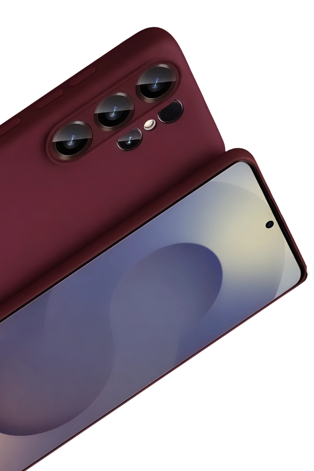 Newface Samsung Galaxy S26 Ultra First Silikon - Bordo — görsel 3