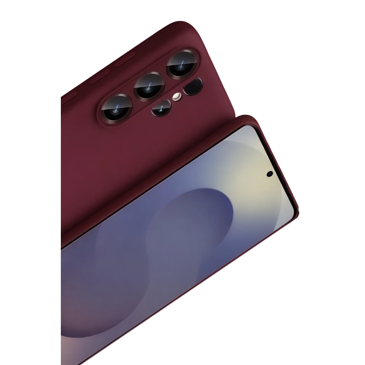 Newface Samsung Galaxy S26 Ultra First Silikon - Bordo — görsel 6