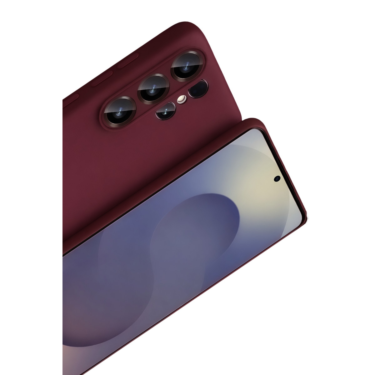 Newface Samsung Galaxy S26 Ultra First Silikon - Bordo — görsel 9