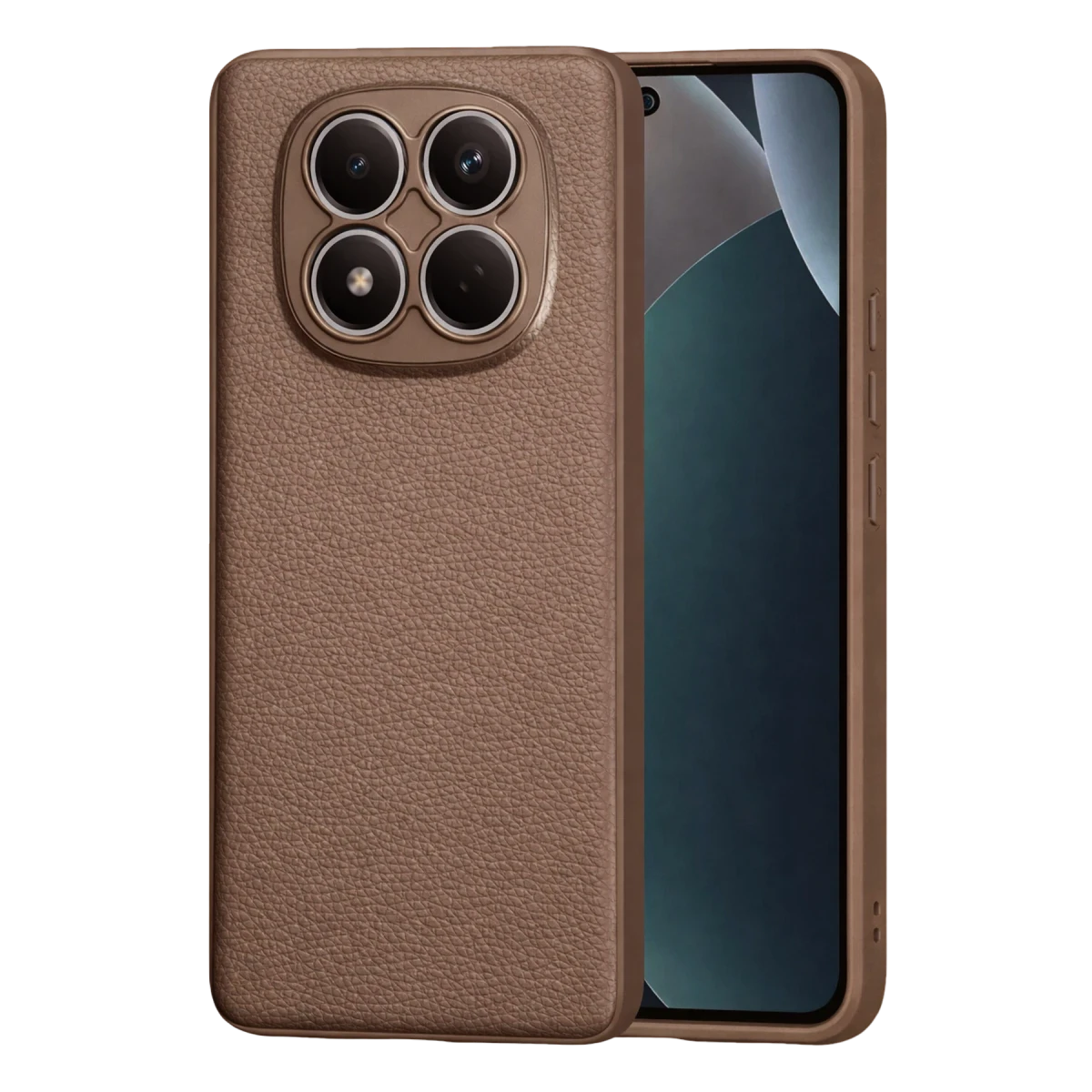 Newface Xiaomi Redmi Note 15 Pro Plus 5G Thermax Silikon Kılıf - Kahverengi