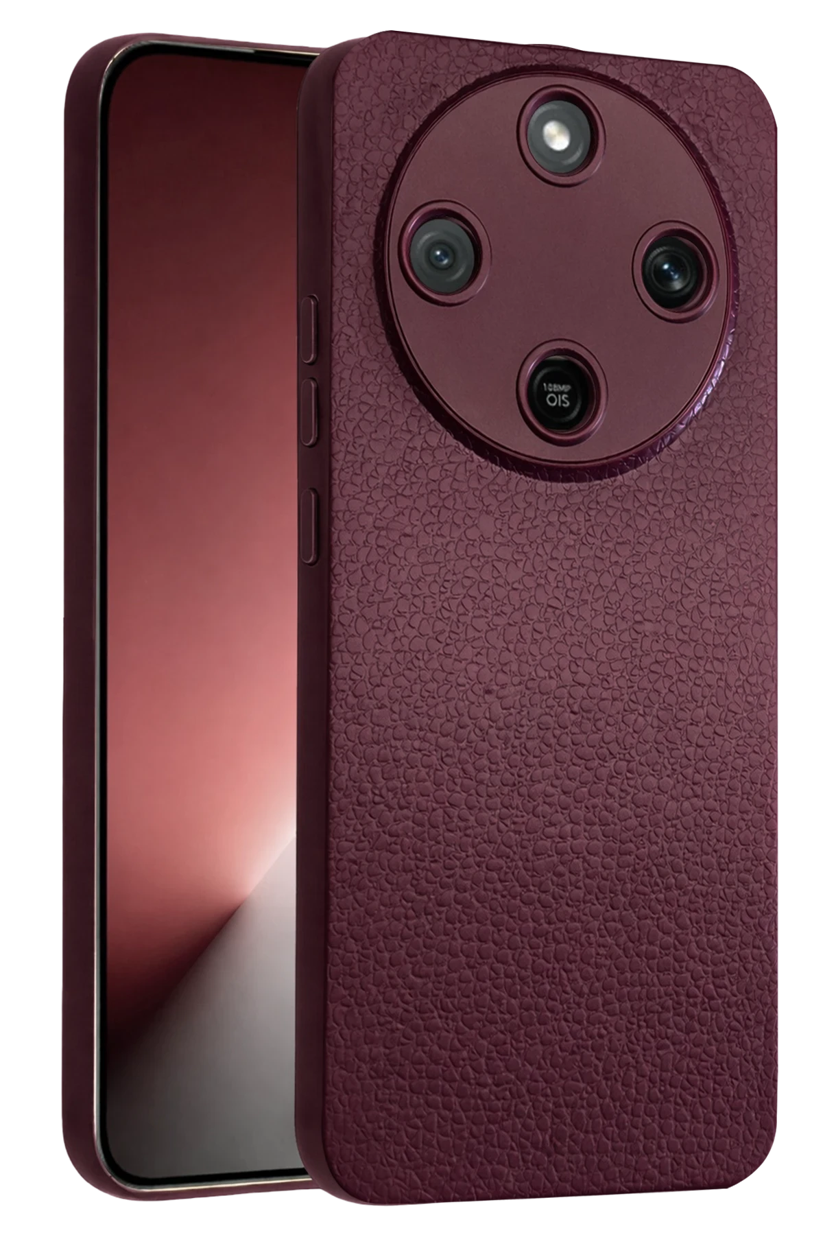 Newface Huawei Honor Magic 8 Lite Thermax Silikon Kılıf - Bordo