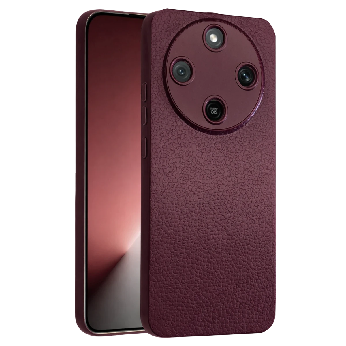 Newface Huawei Honor Magic 8 Lite Thermax Silikon Kılıf - Bordo — görsel 4