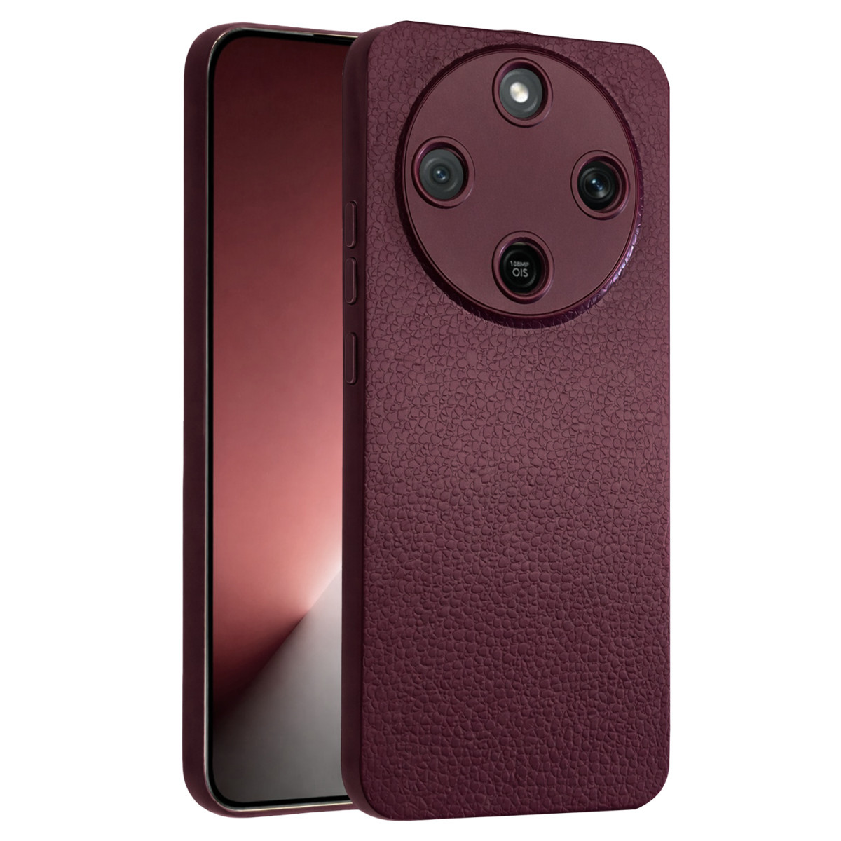 Newface Huawei Honor Magic 8 Lite Thermax Silikon Kılıf - Bordo — görsel 7