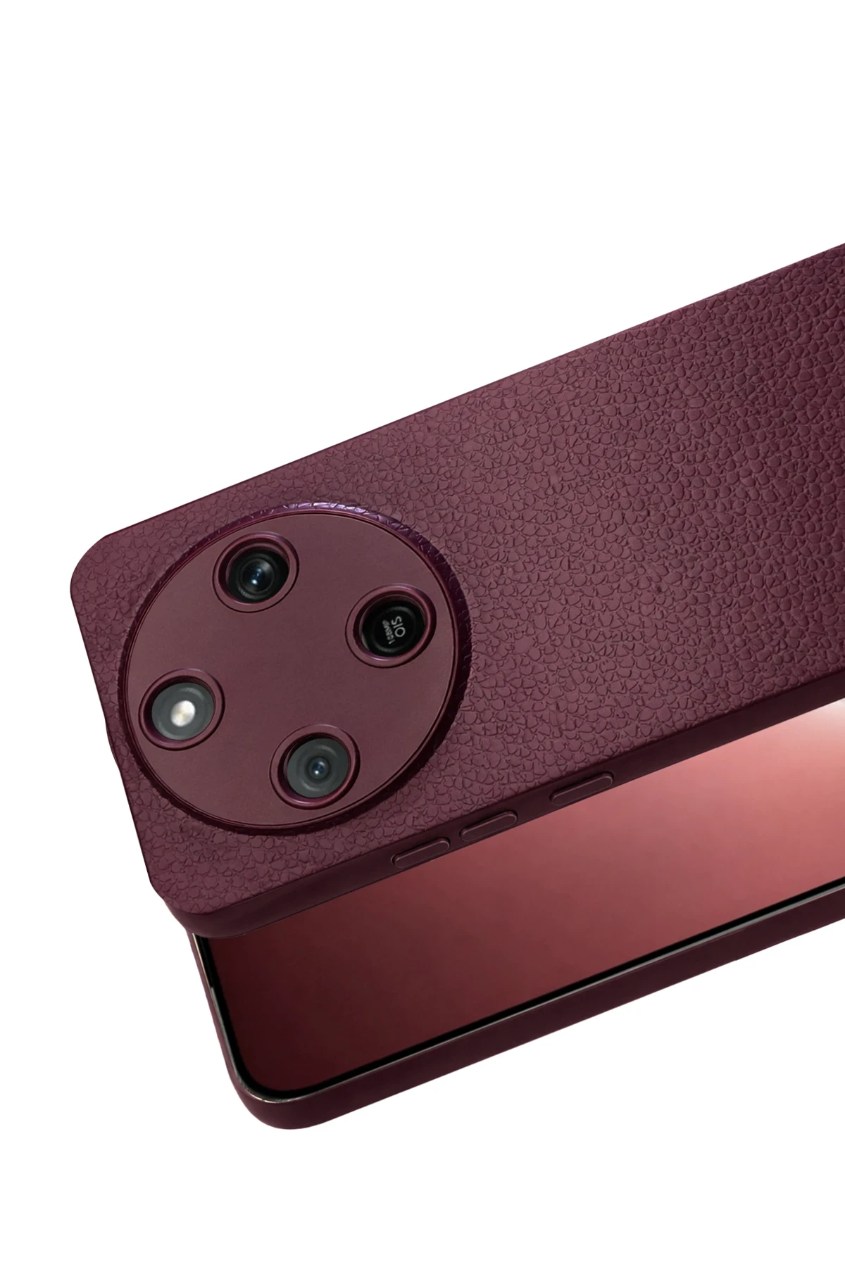Newface Huawei Honor Magic 8 Lite Thermax Silikon Kılıf - Bordo — görsel 3