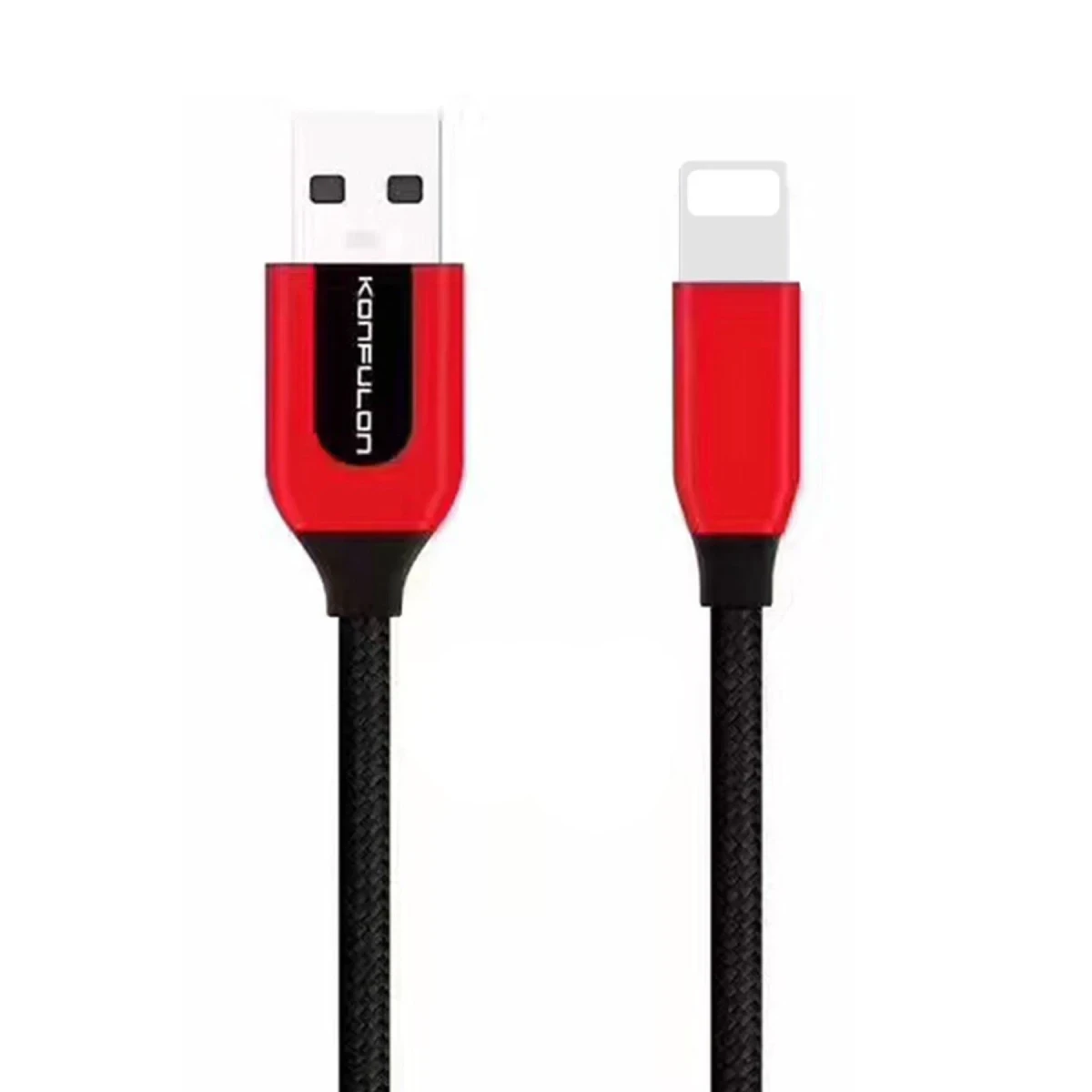 Konfulon S51 Lightning Kablo iphone Uyumlu 1M 3A - Siyah — görsel 3