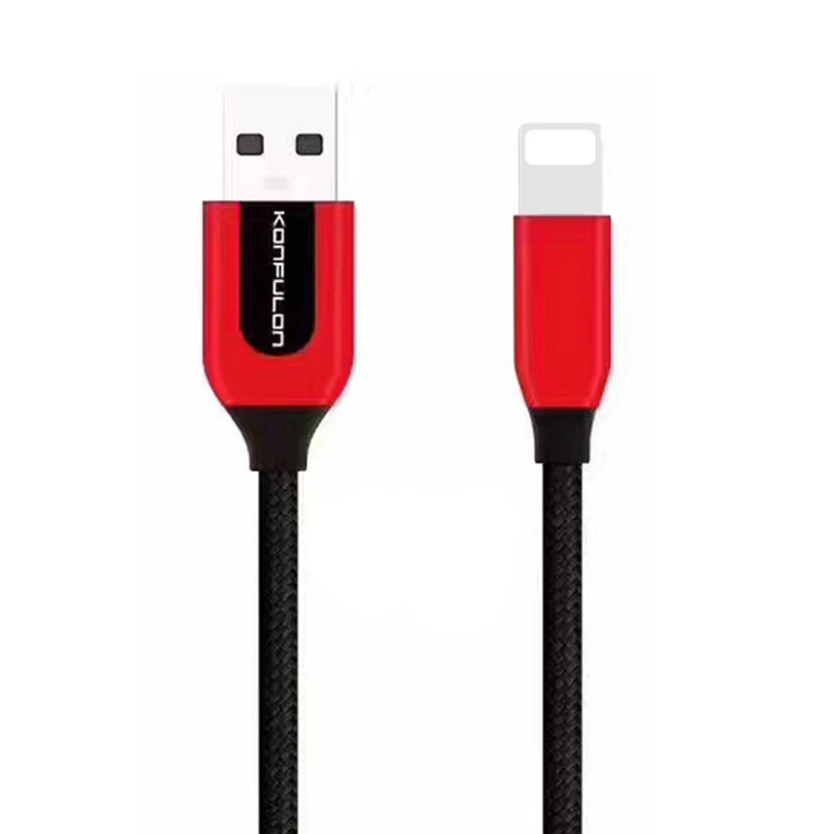 Konfulon S51 Lightning Kablo iphone Uyumlu 1M 3A - Siyah — görsel 5