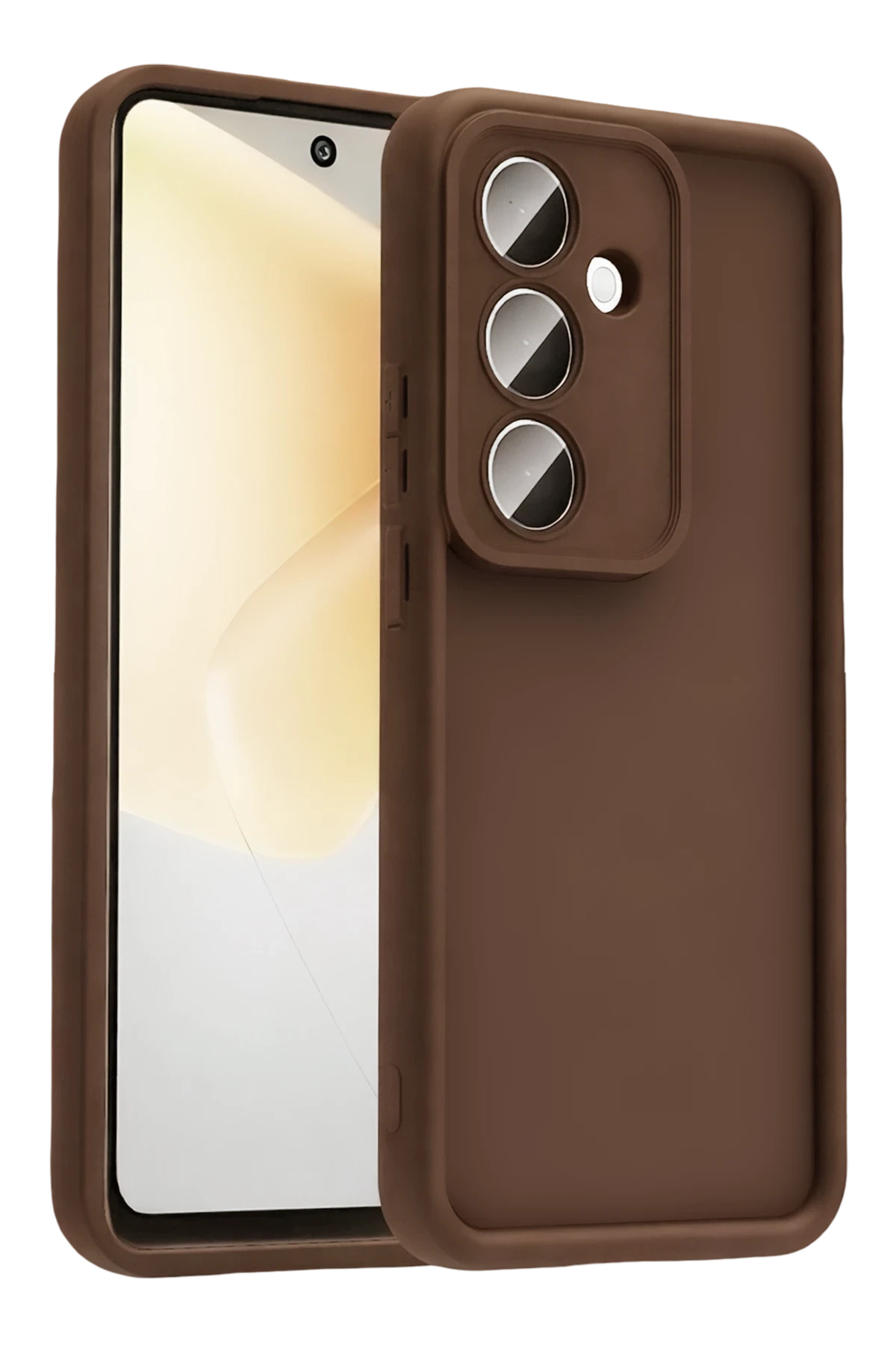 Newface Samsung Galaxy A37 5G Viera Silikon - Kahverengi