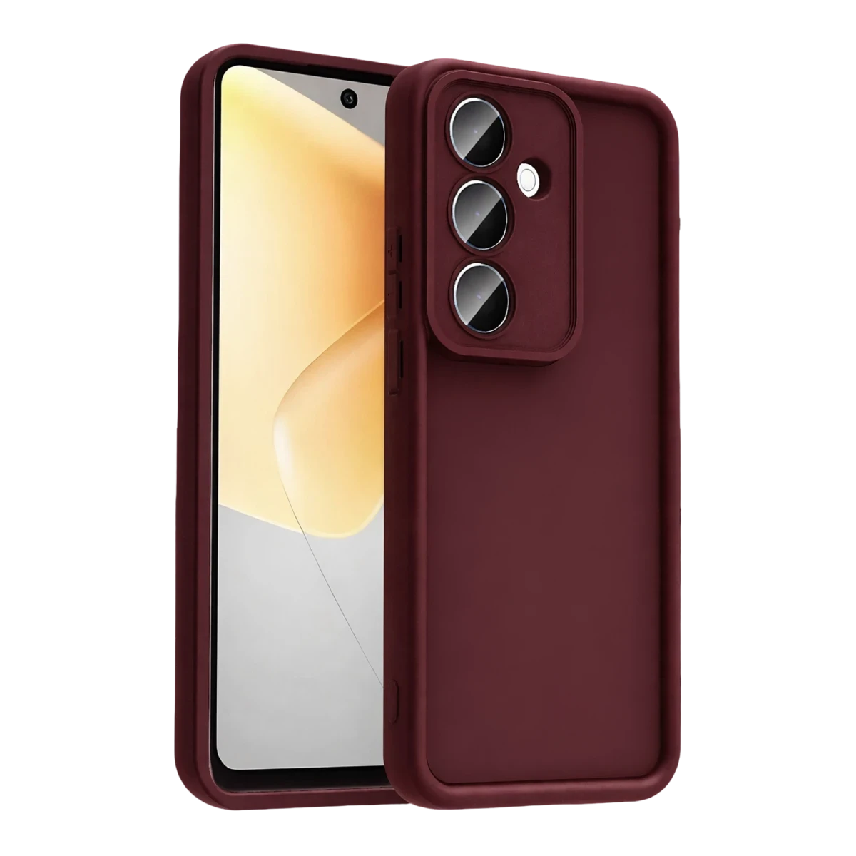 Newface Samsung Galaxy A37 5G Viera Silikon - Bordo — görsel 5