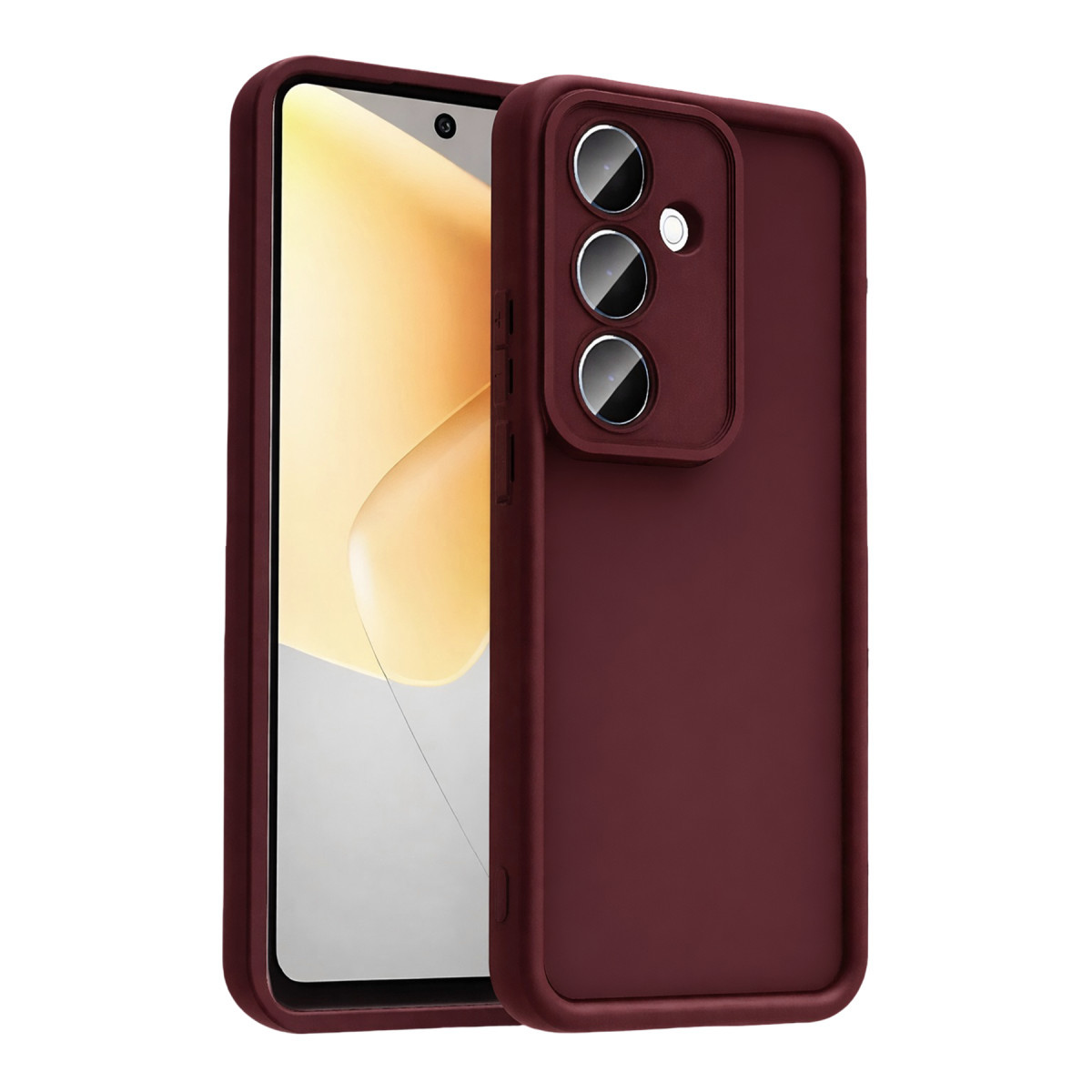 Newface Samsung Galaxy A37 5G Viera Silikon - Bordo — görsel 9