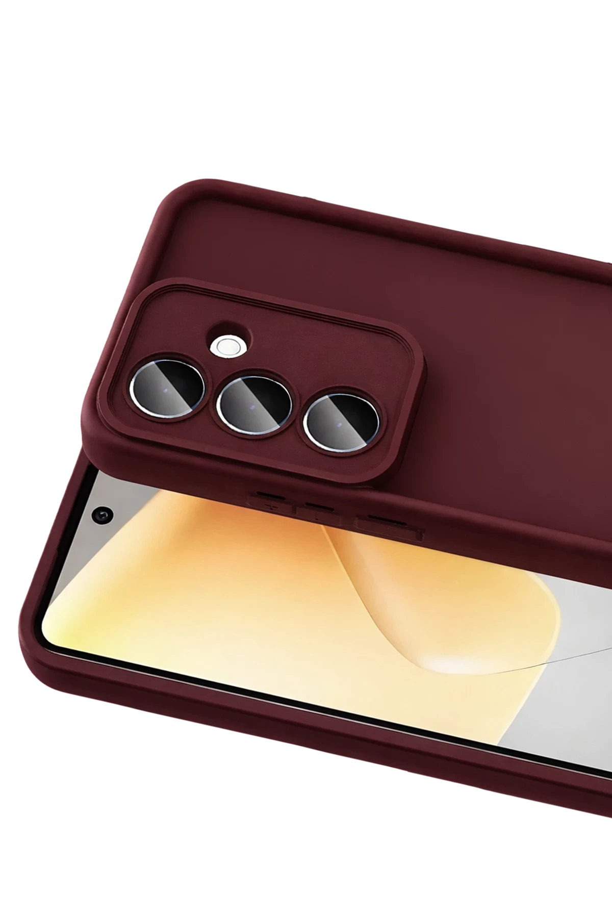 Newface Samsung Galaxy A37 5G Viera Silikon - Bordo — görsel 2