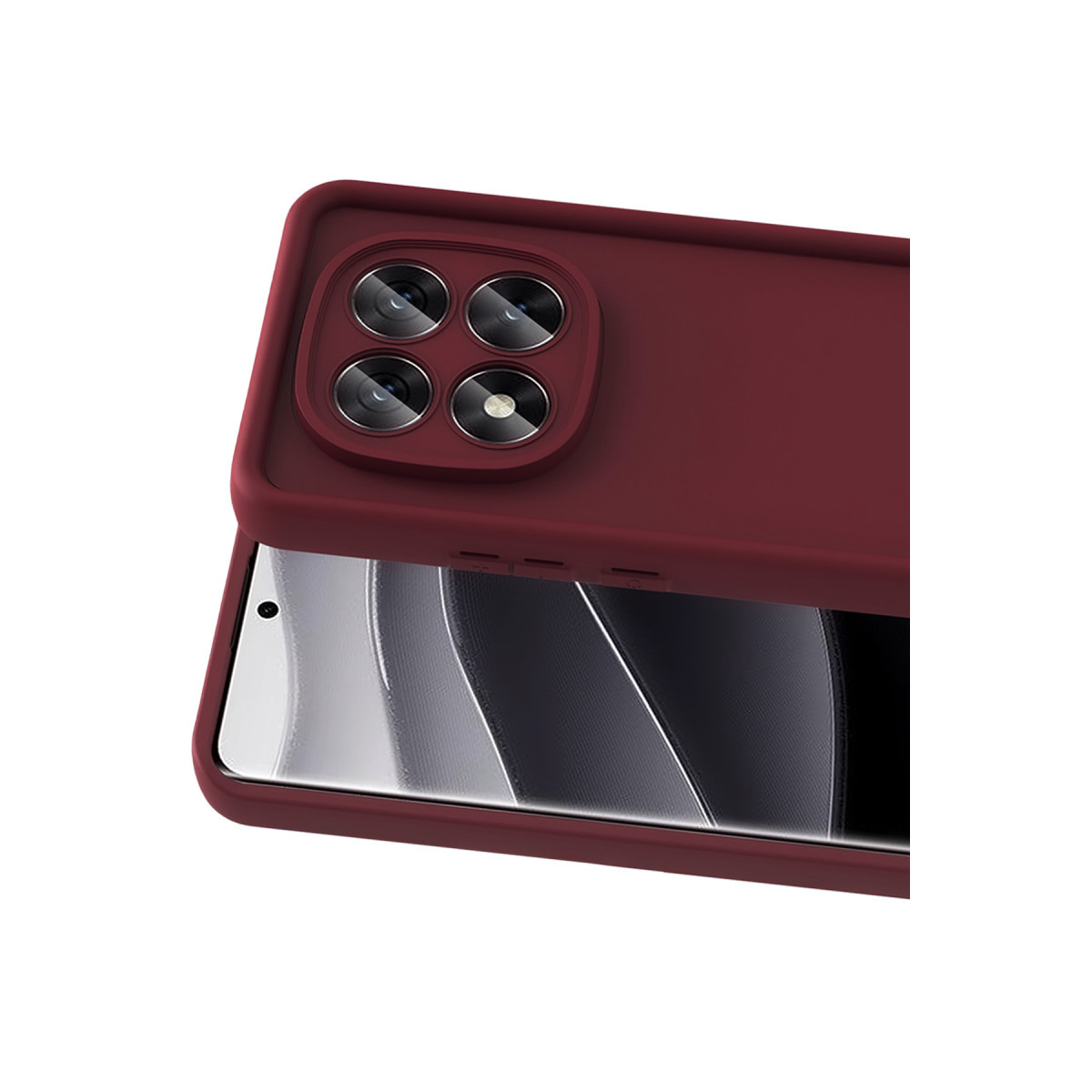 Newface Xiaomi Redmi Note 15 4G Viera Silikon - Bordo — görsel 10