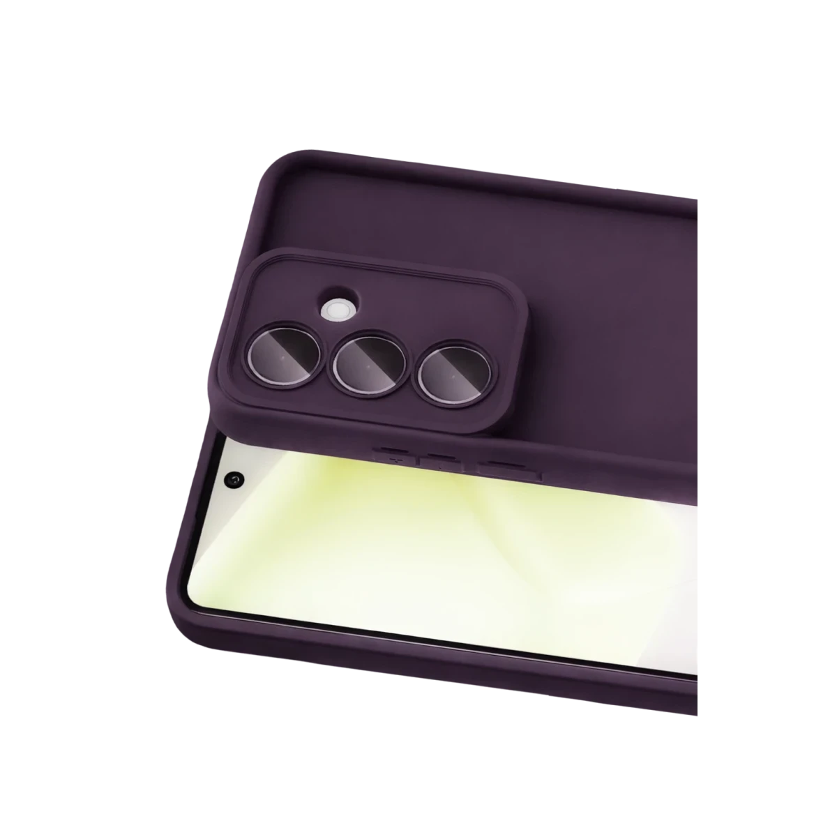 Newface Samsung Galaxy A37 5G Viera Silikon - Mürdüm