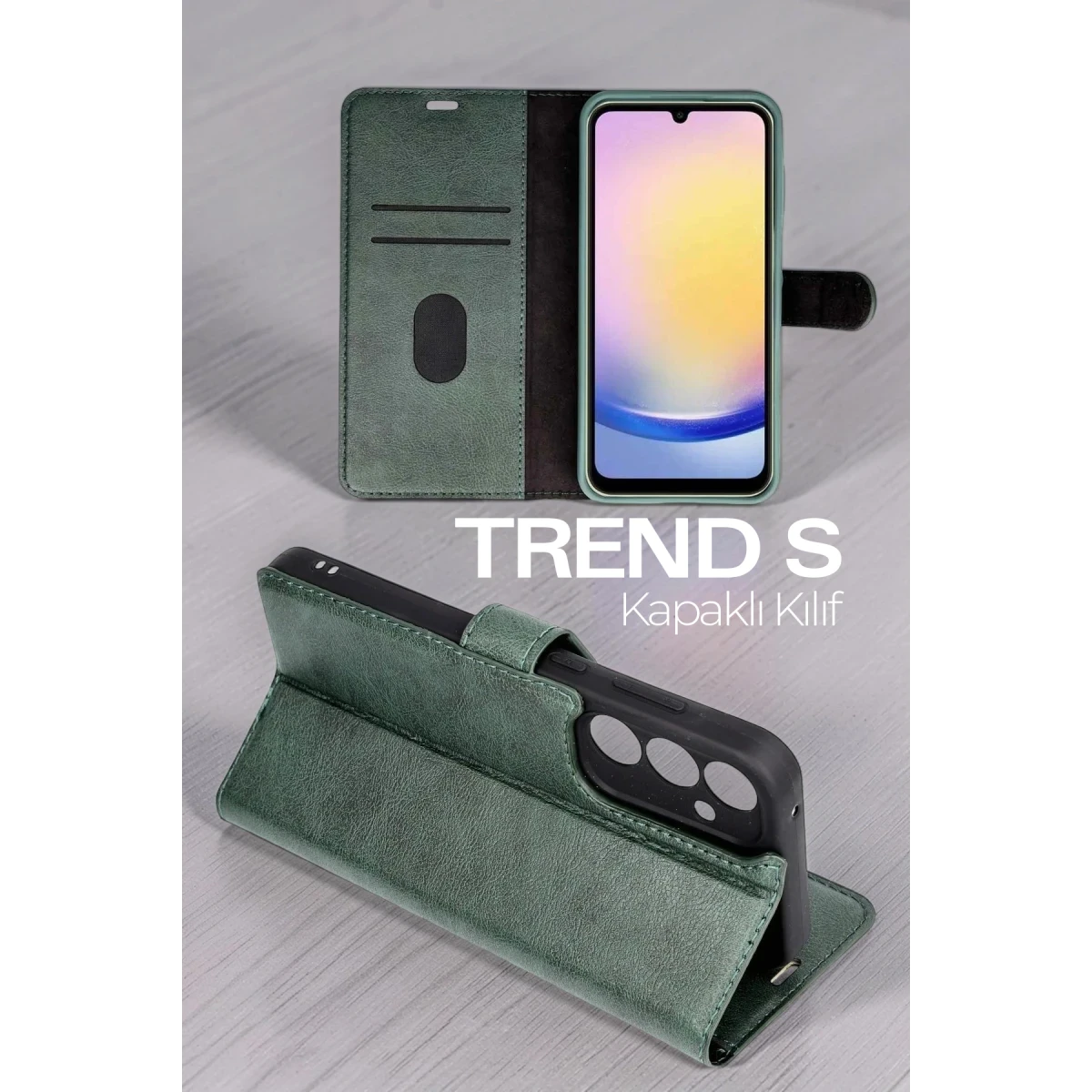 Newface Samsung Galaxy S26 Kılıf Trend S Plus Kapaklı Kılıf - Taba — görsel 8