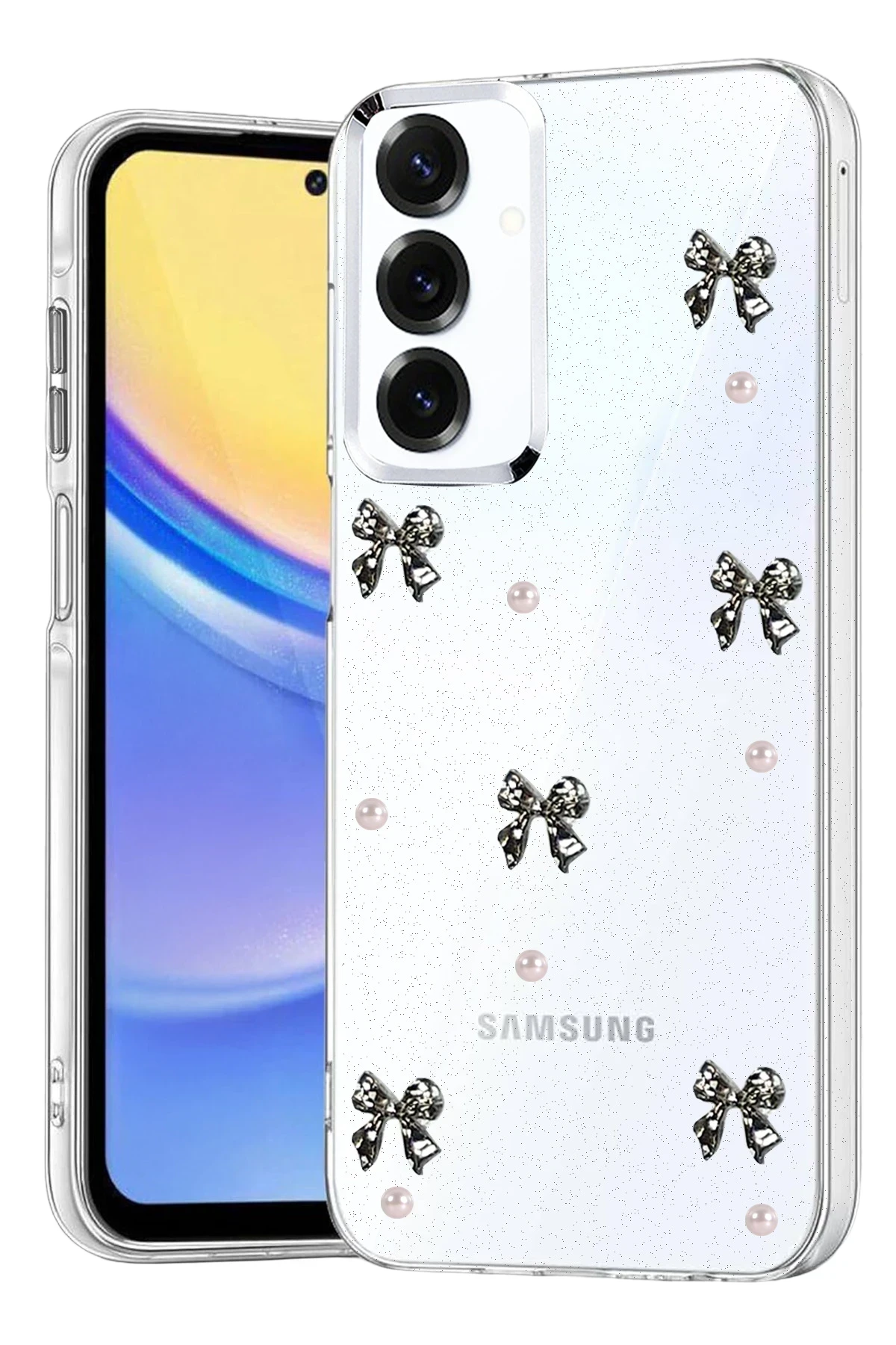 Newface Samsung Galaxy A57 5G Fiyonk Desenli Kapak - Desen 8