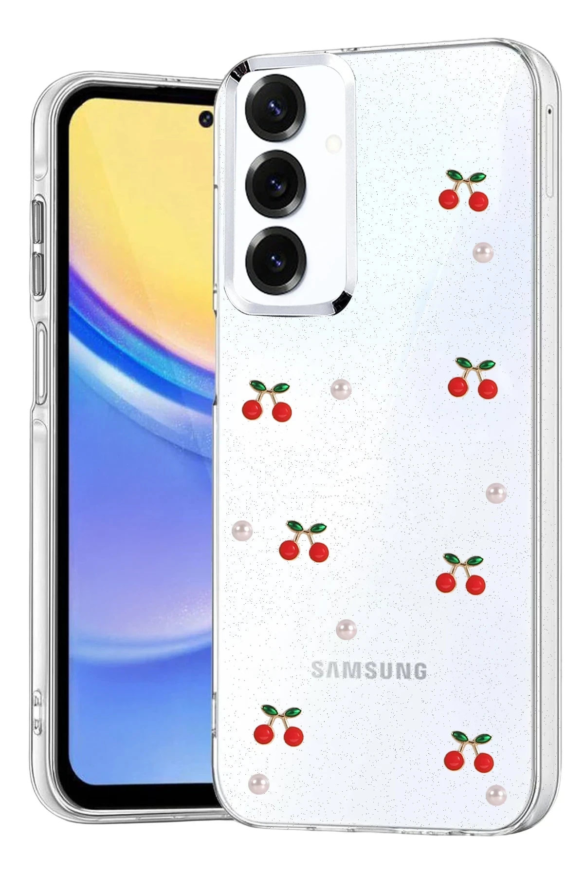 Newface Samsung Galaxy A57 5G Fiyonk Desenli Kapak - Desen 9