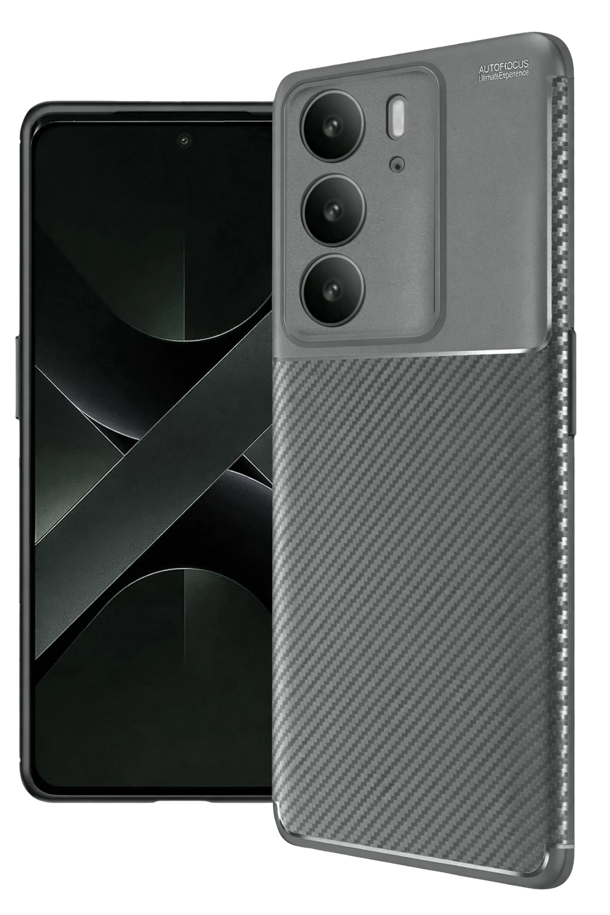 Newface Realme C75 4G Auto Focus Karbon Kapak - Gri