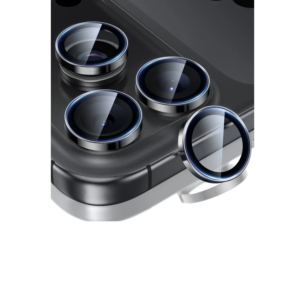 ESR Apple iPhone 17 Pro Max Armorite Kamera Lens Koruyucu - Siyah