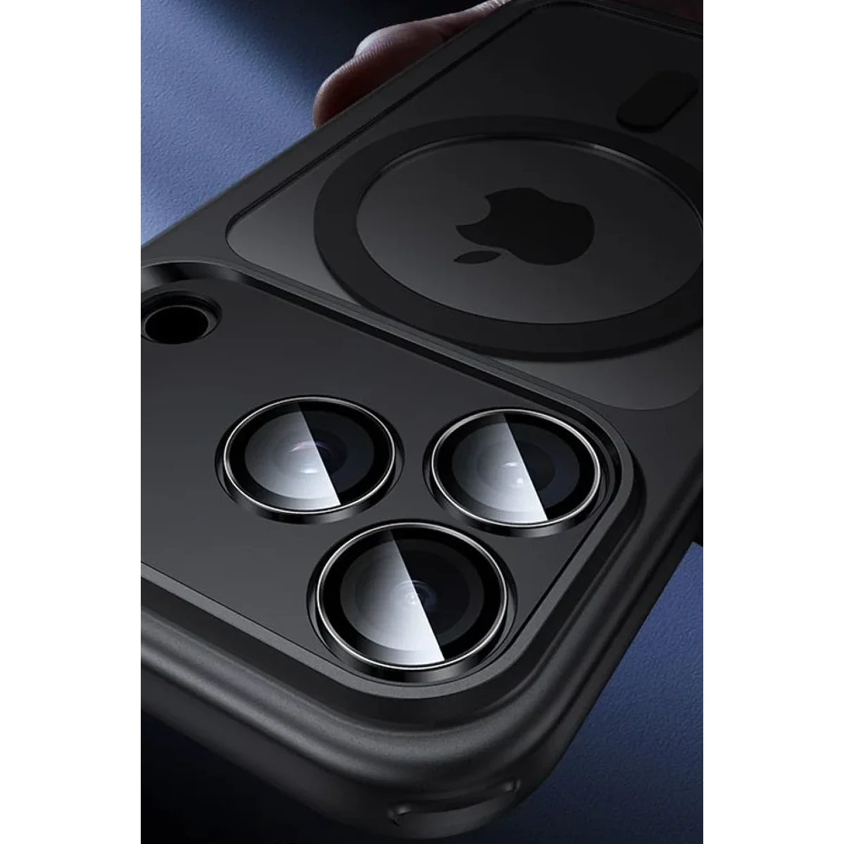 ESR Apple iPhone 17 Pro Max Armorite Kamera Lens Koruyucu - Siyah