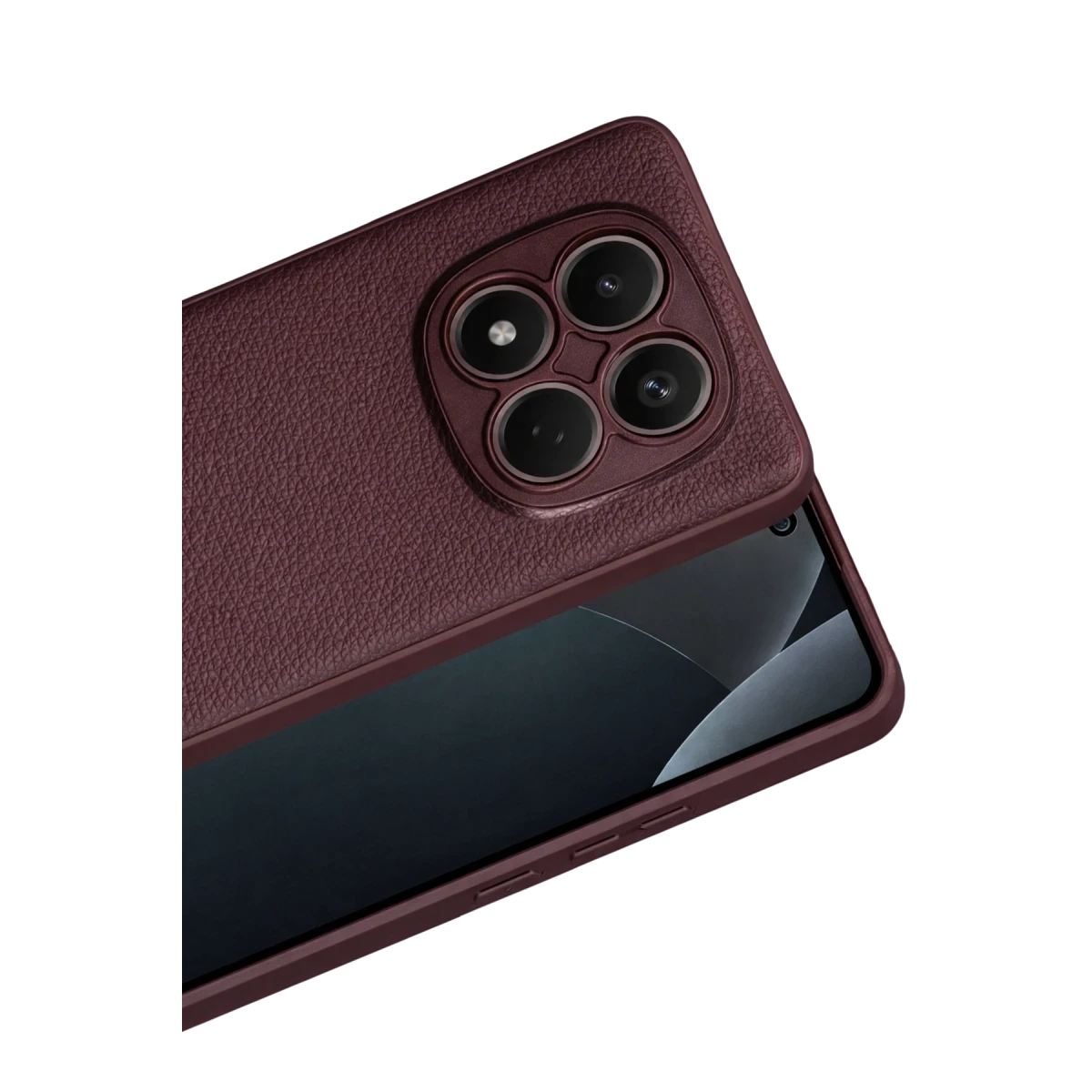 Newface Xiaomi Redmi Note 15 Pro Plus 5G Thermax Silikon Kılıf - Bordo — görsel 6