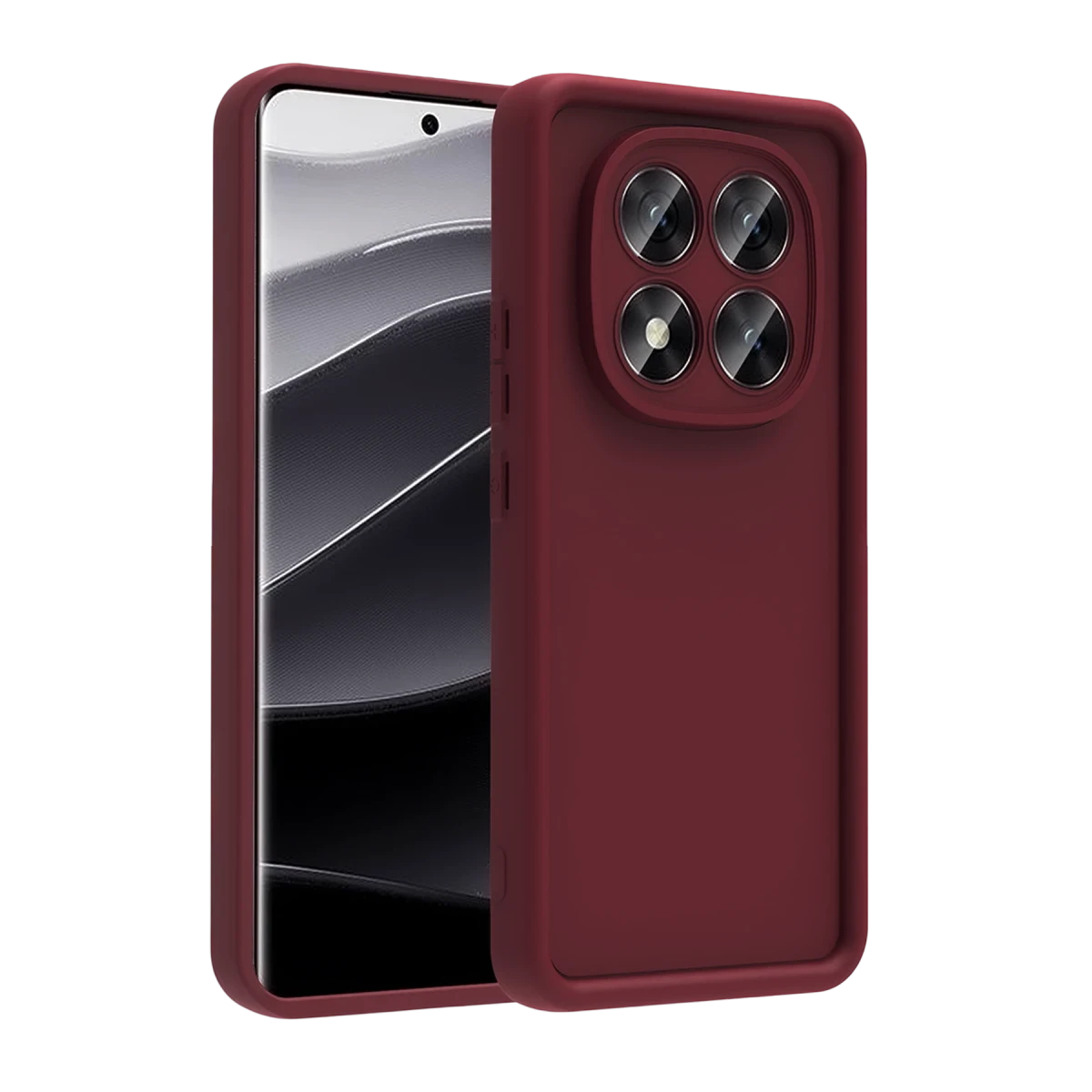 Newface Xiaomi Redmi Note 15 Pro 4G Viera Silikon - Bordo — görsel 5