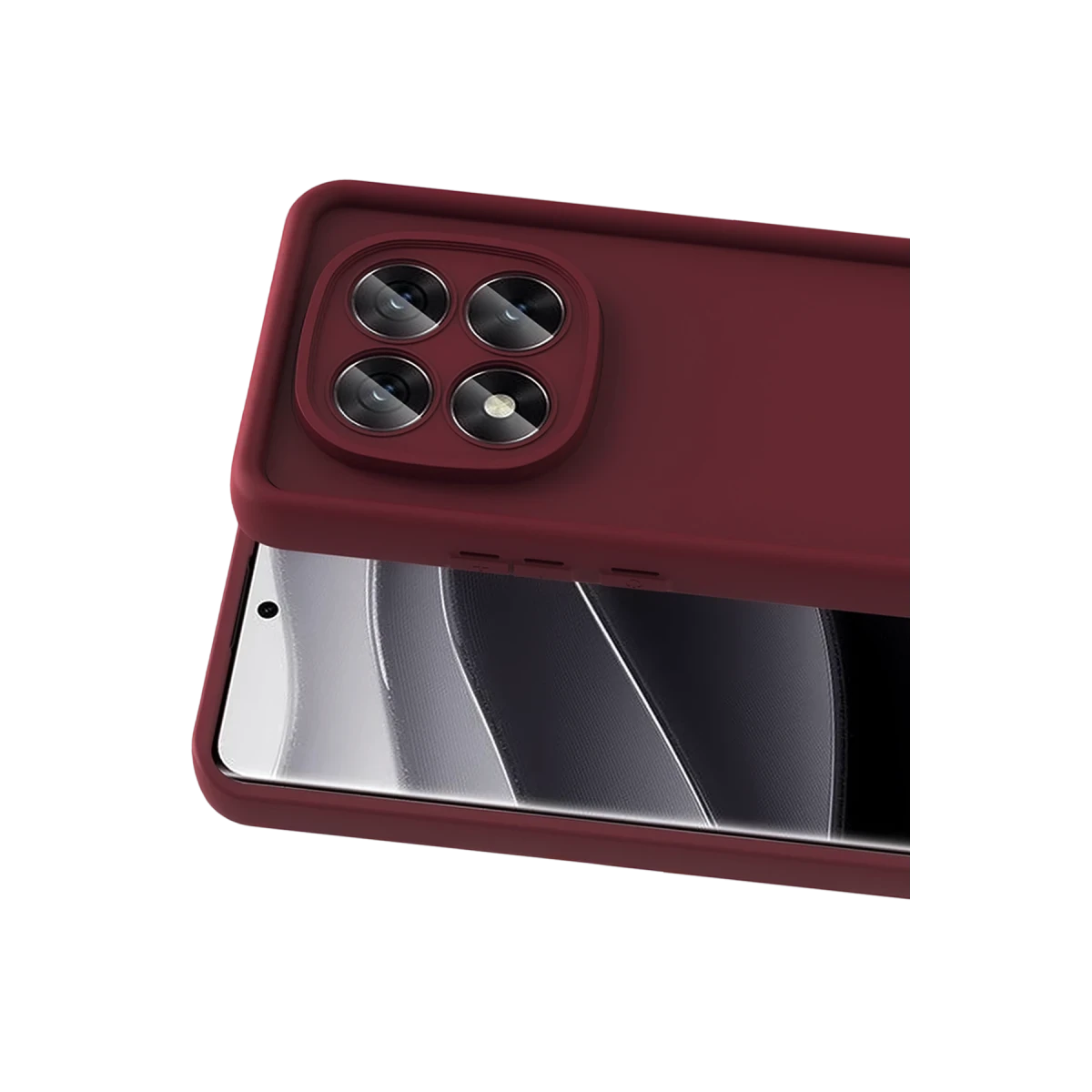 Newface Xiaomi Redmi Note 15 Pro 5G Viera Silikon - Bordo — görsel 6