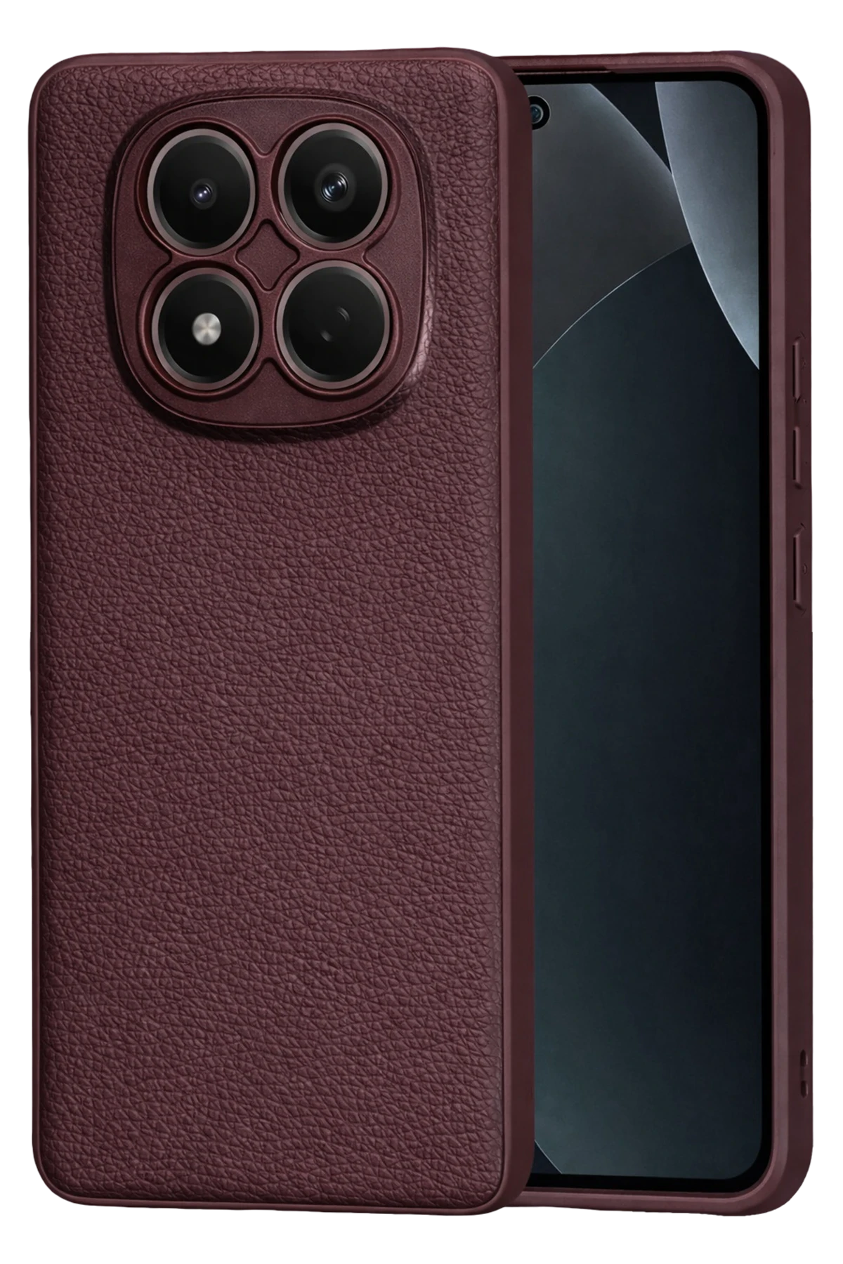 Newface Xiaomi Redmi Note 15 4G Thermax Silikon Kılıf - Bordo