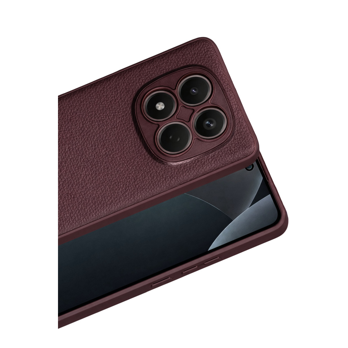 Newface Xiaomi Redmi Note 15 Pro 4G Thermax Silikon Kılıf - Bordo — görsel 10