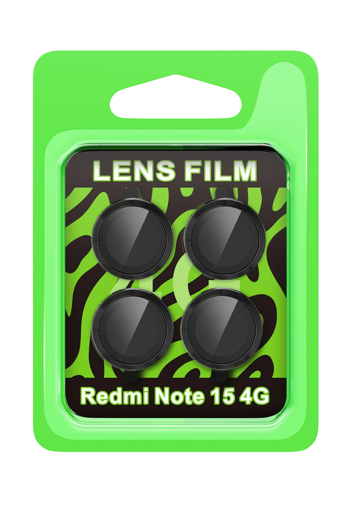 Newface Xiaomi Redmi Note 15 4G Raze Metal Kamera Lens - Siyah