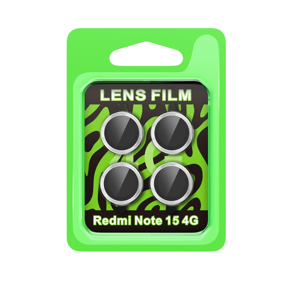 Newface Xiaomi Redmi Note 15 4G Raze Metal Kamera Lens - Gümüş — görsel 3