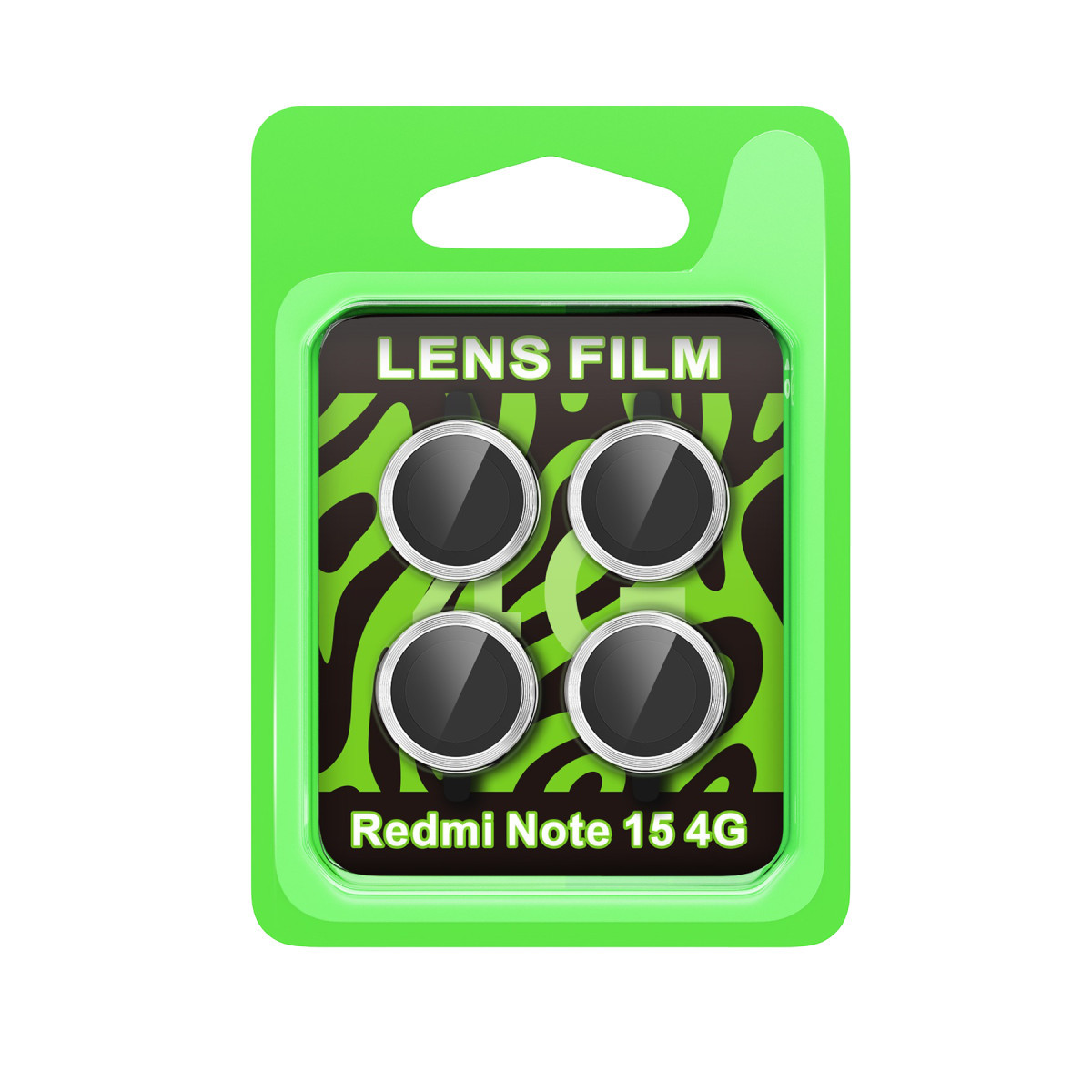 Newface Xiaomi Redmi Note 15 4G Raze Metal Kamera Lens - Gümüş — görsel 5