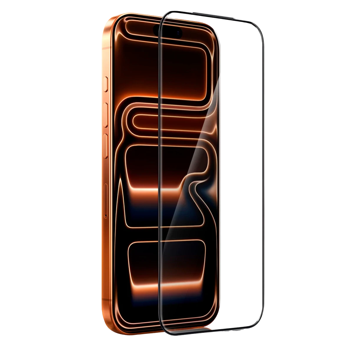 HDD Apple iPhone 17 Pro Tiger AR Cam Ekran Koruyucu - Siyah