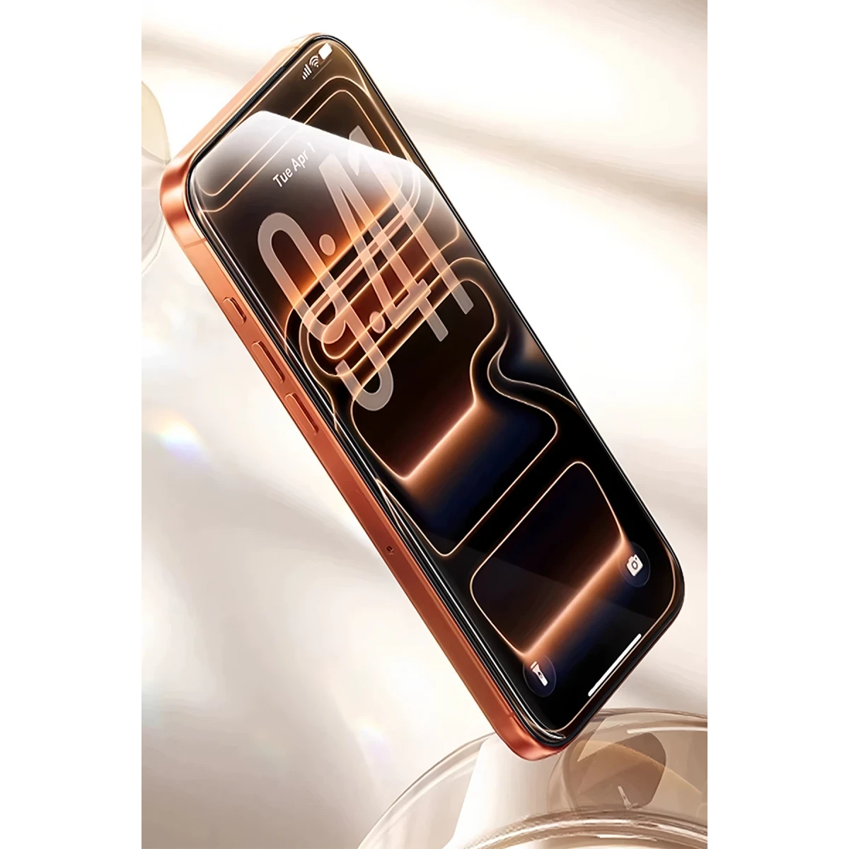 HDD Apple iPhone 17 Pro Tiger AR Cam Ekran Koruyucu - Siyah