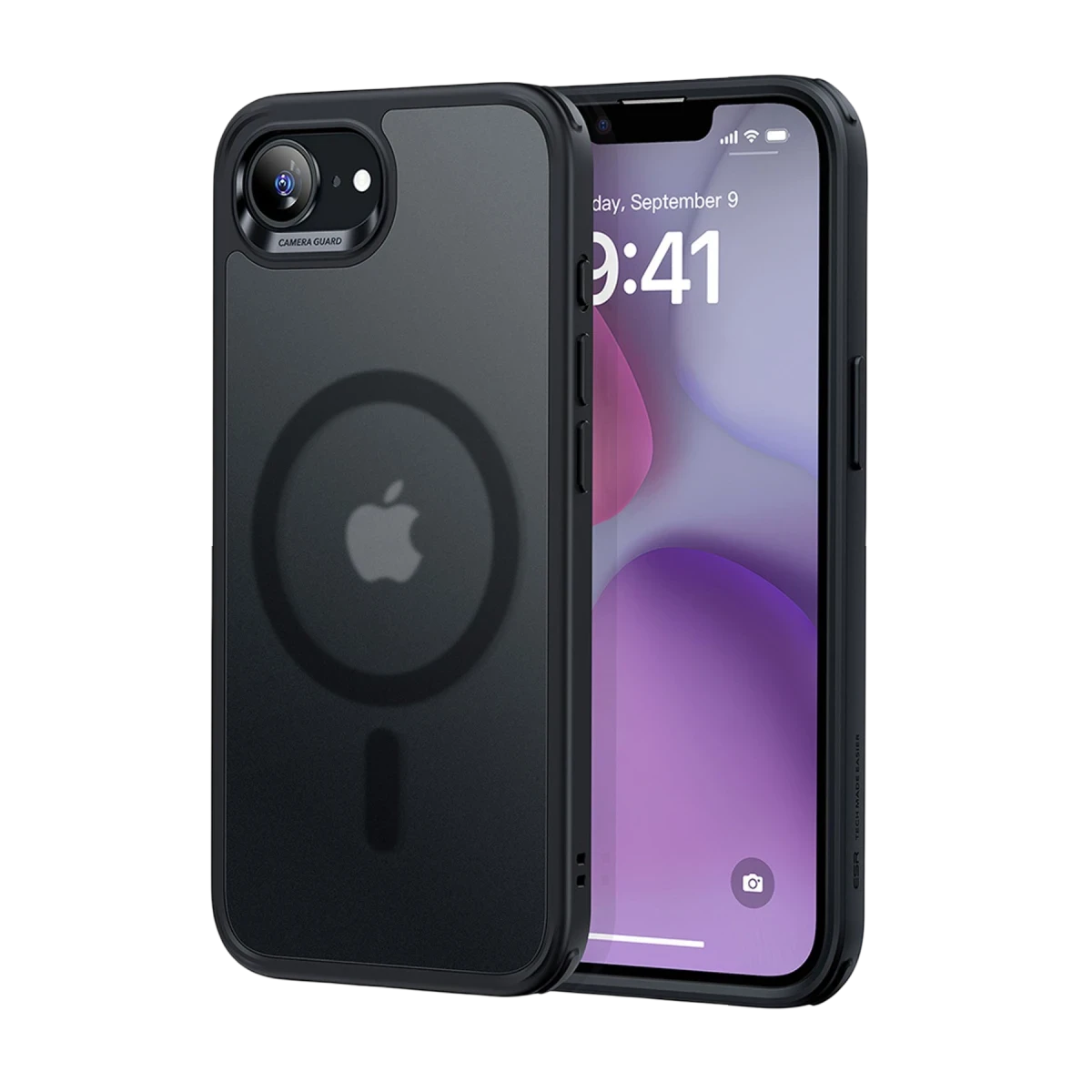 ESR Apple iPhone 16E Classic Hybrid Magsafe Kapak - Buzlu Siyah