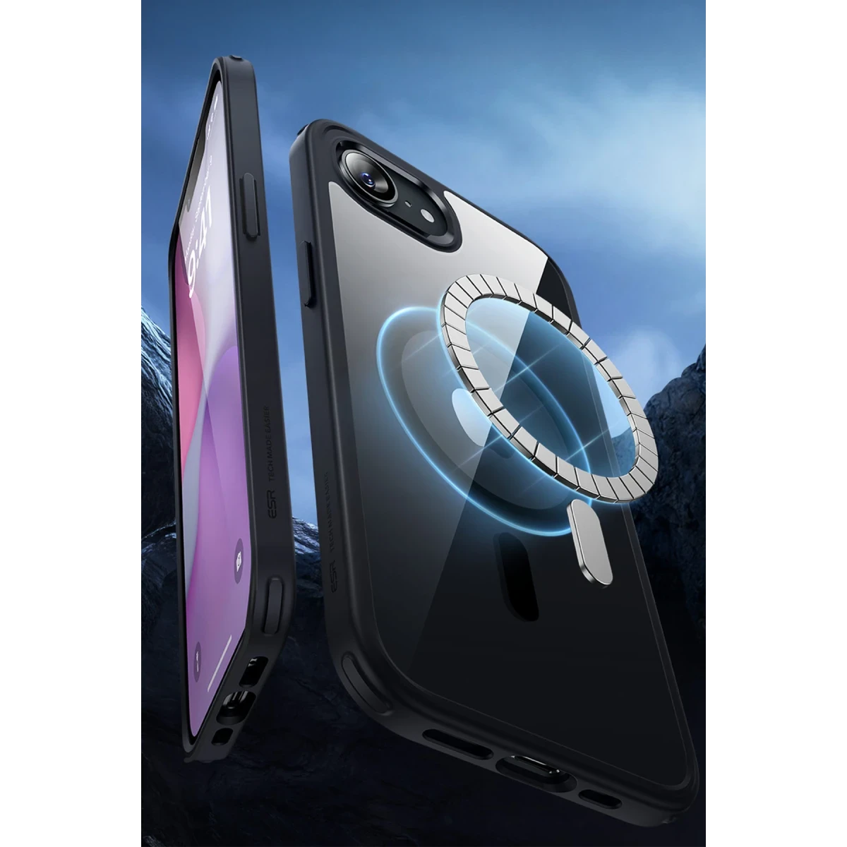 ESR Apple iPhone 16E Classic Hybrid Magsafe Kapak - Siyah