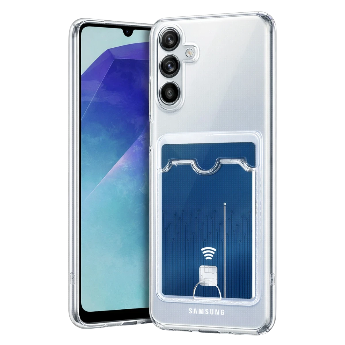 Newface Samsung Galaxy A37 5G Kart Şeffaf Silikon - Şeffaf — görsel 5