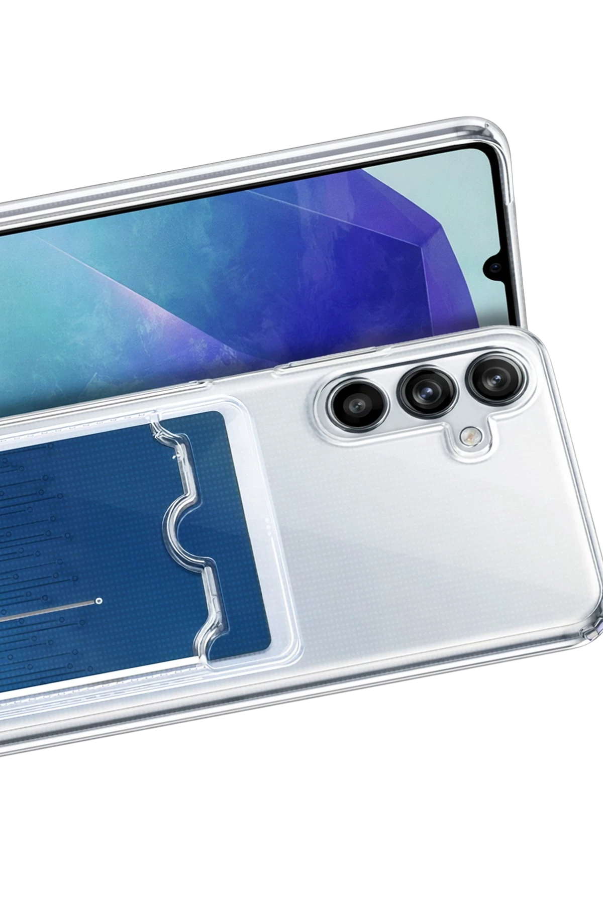 Newface Samsung Galaxy A37 5G Kart Şeffaf Silikon - Şeffaf — görsel 2