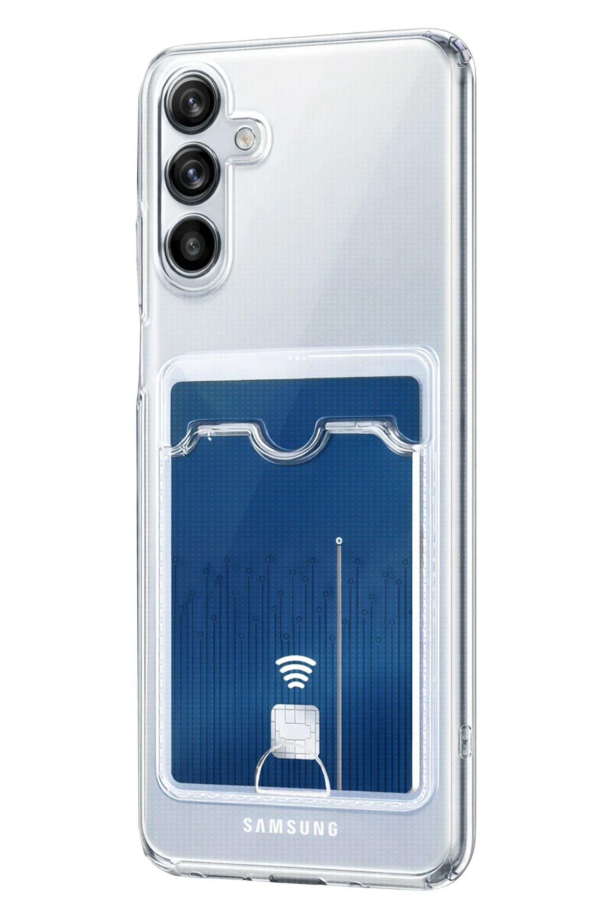 Newface Samsung Galaxy A37 5G Kart Şeffaf Silikon - Şeffaf — görsel 3