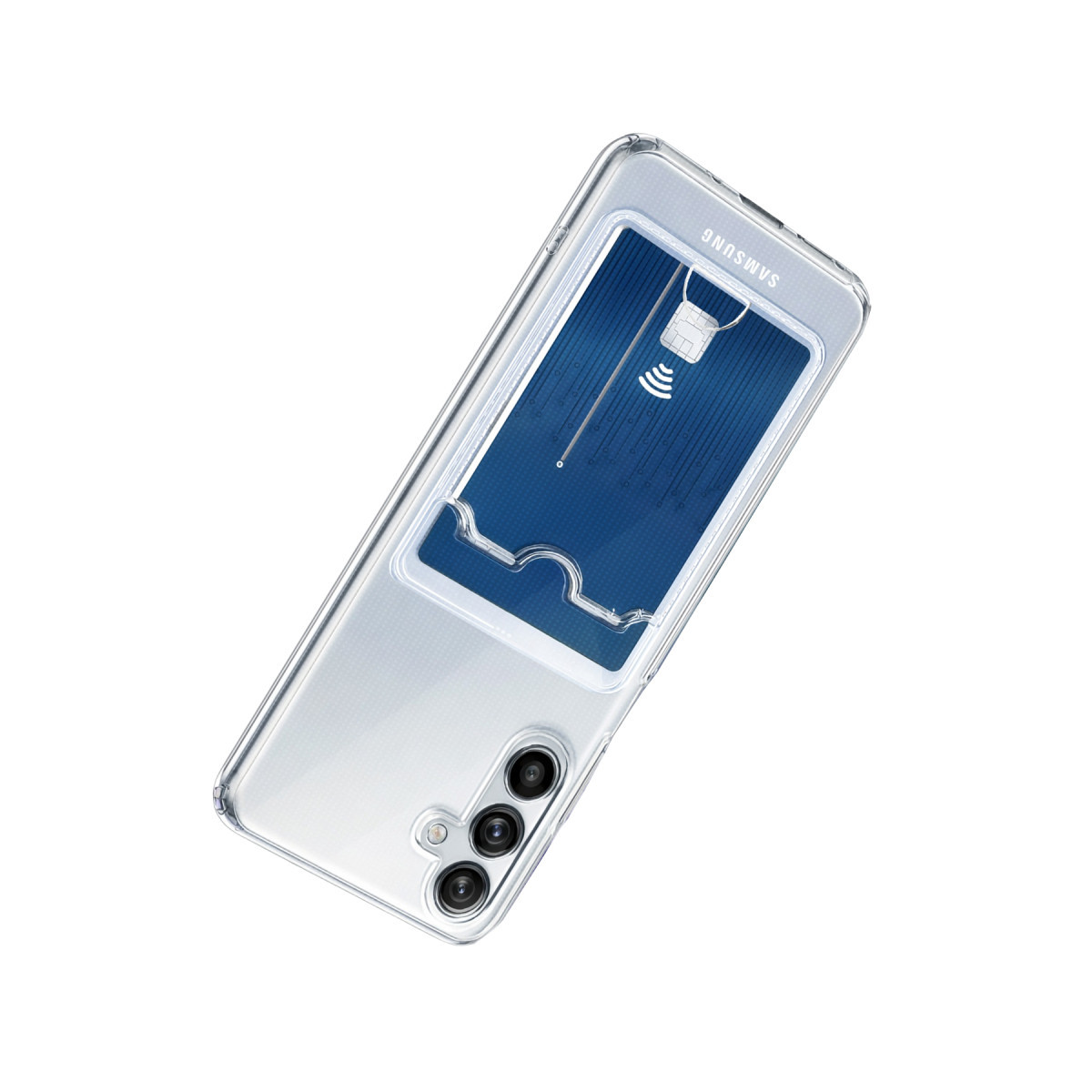 Newface Samsung Galaxy A37 5G Kart Şeffaf Silikon - Şeffaf — görsel 12