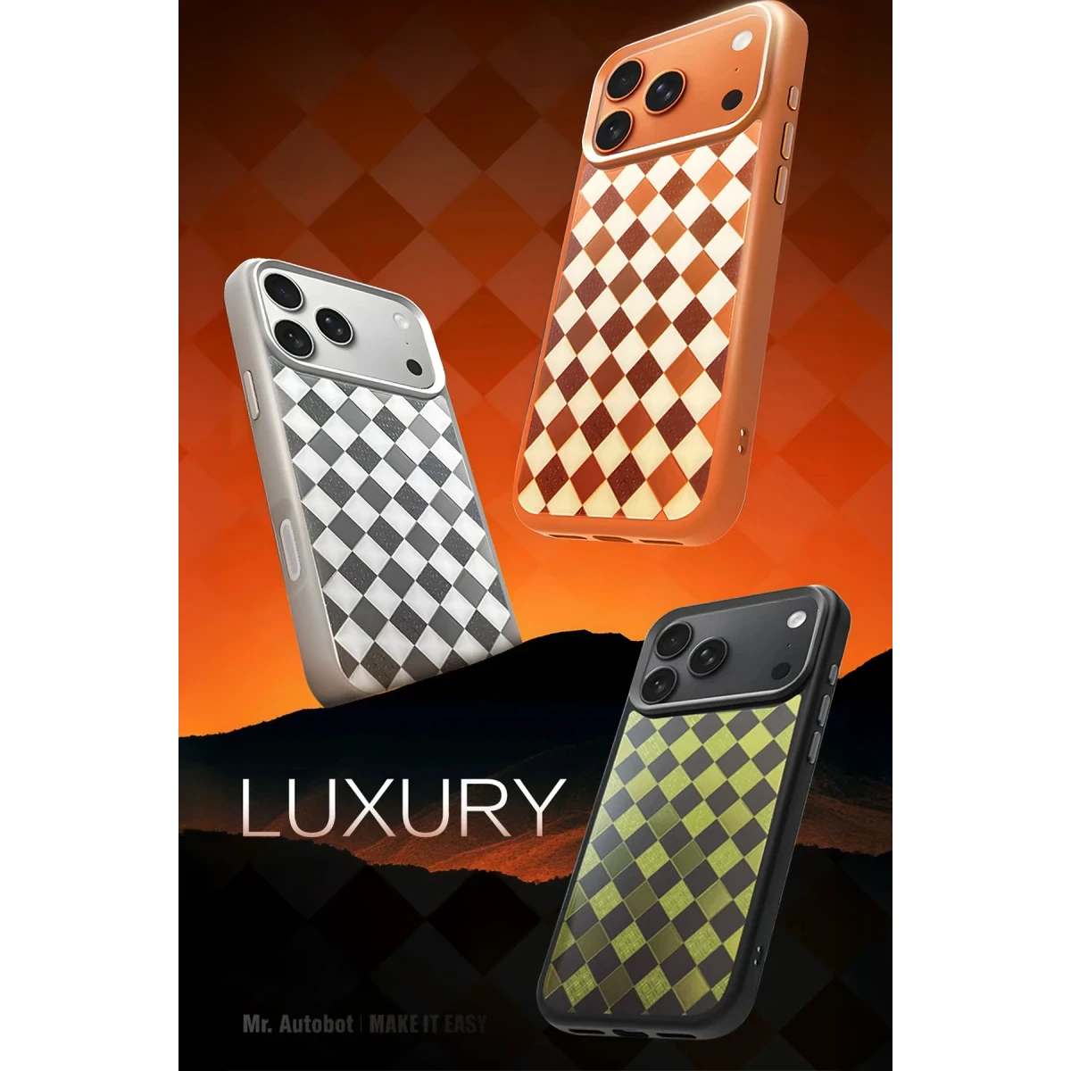 URR Apple iPhone 17 Pro Max Luxury Matte Glass Magsafe Kapak - Gri