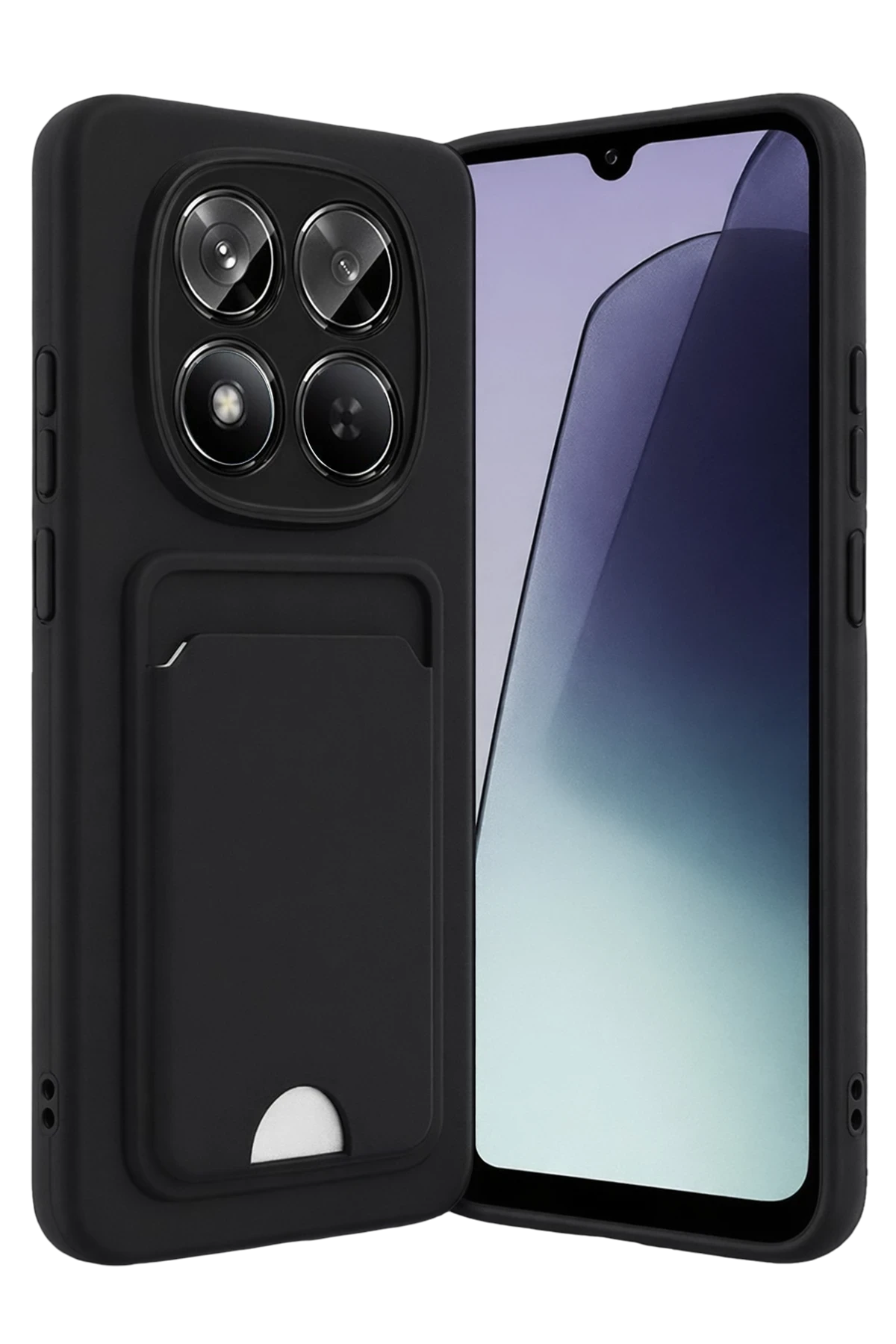 Newface Xiaomi Redmi Note 15 4G Kelvin Kartvizitli Silikon - Siyah
