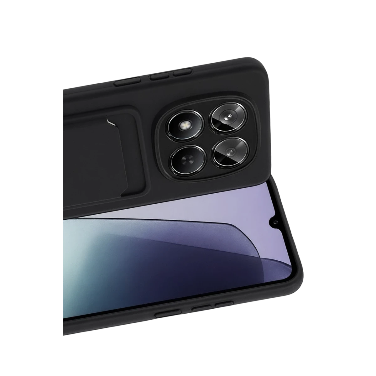 Newface Xiaomi Redmi Note 15 4G Kelvin Kartvizitli Silikon - Siyah