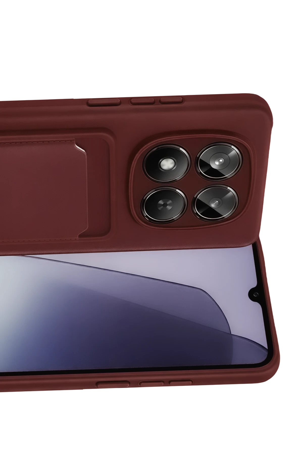 Newface Xiaomi Redmi Note 15 4G Kelvin Kartvizitli Silikon - Bordo — görsel 2