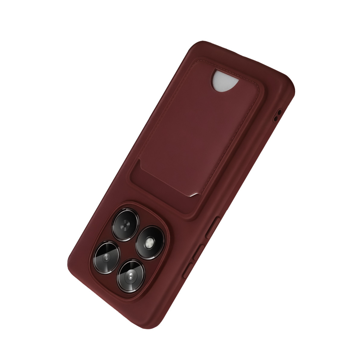 Newface Xiaomi Redmi Note 15 4G Kelvin Kartvizitli Silikon - Bordo — görsel 12