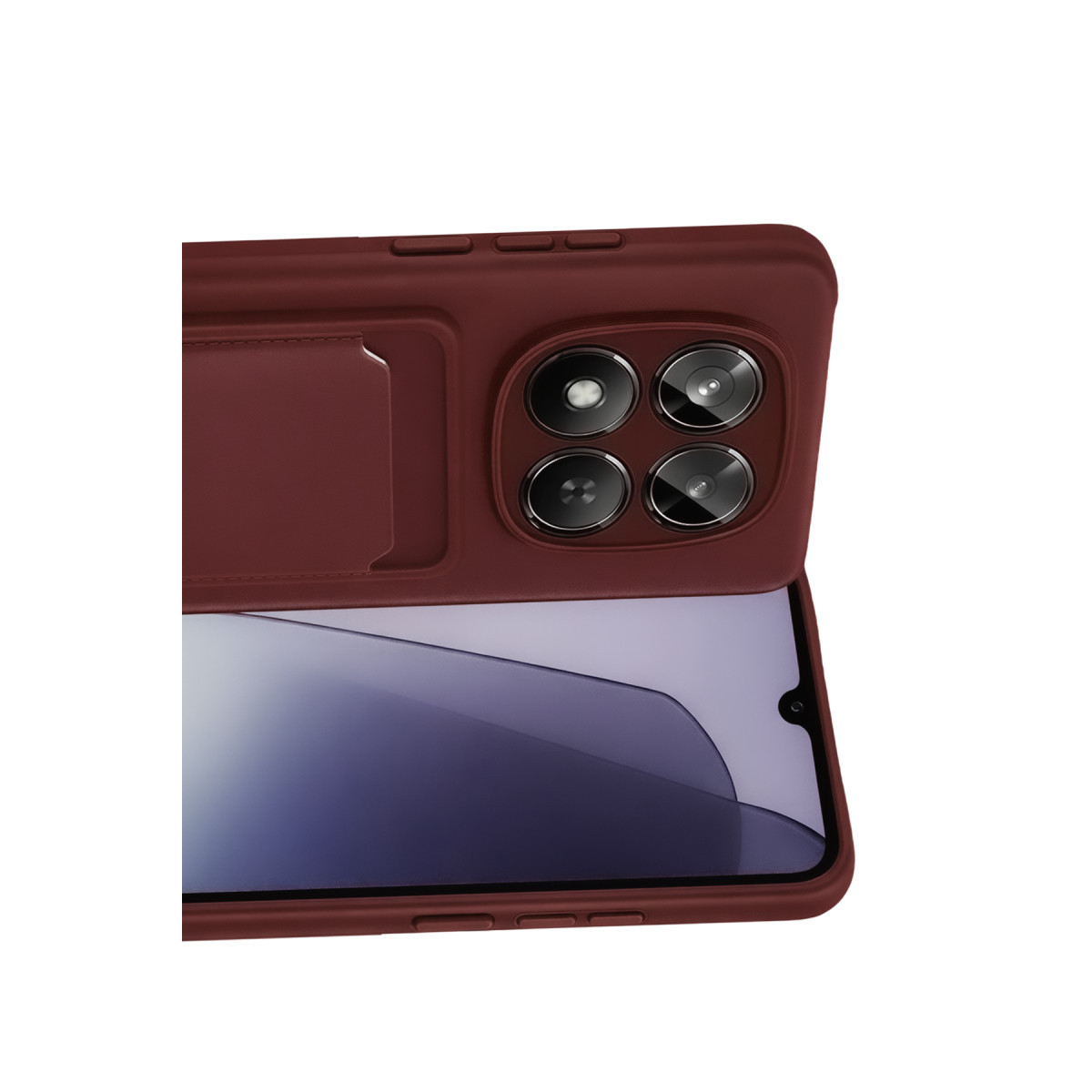 Newface Xiaomi Redmi Note 15 Pro 4G Kelvin Kartvizitli Silikon - Bordo — görsel 10